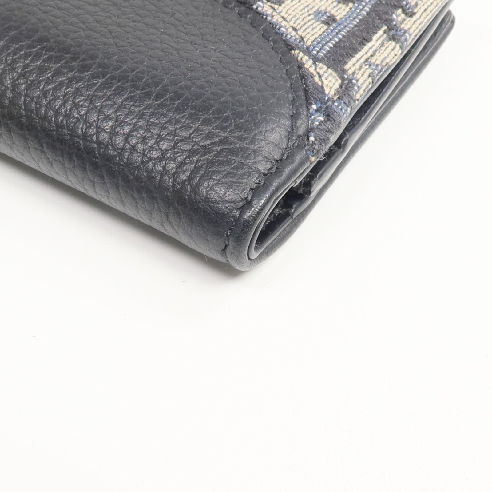 Dior 帆布/牛皮皮革Saddle Card Holder卡片套