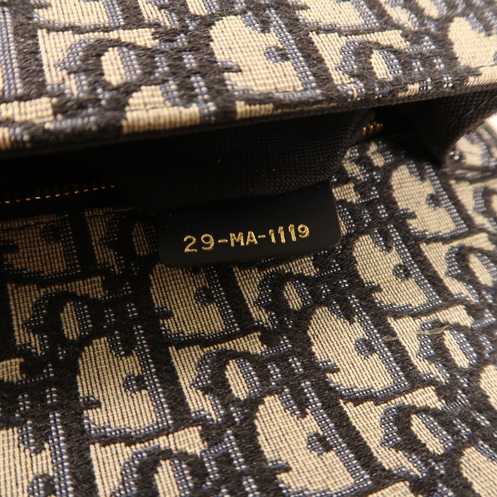 Dior 帆布Montaigne 30金扣肩背袋