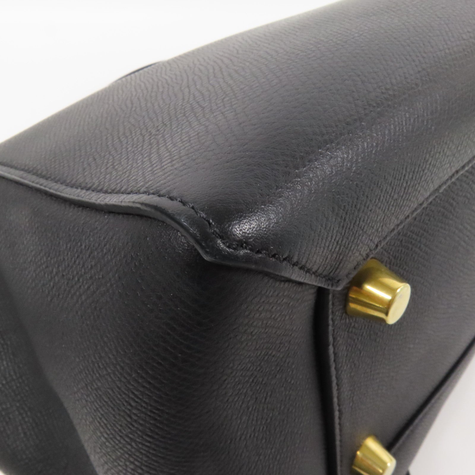 CELINE 牛皮皮革Mini Belt Bag金扣手挽肩背兩用袋