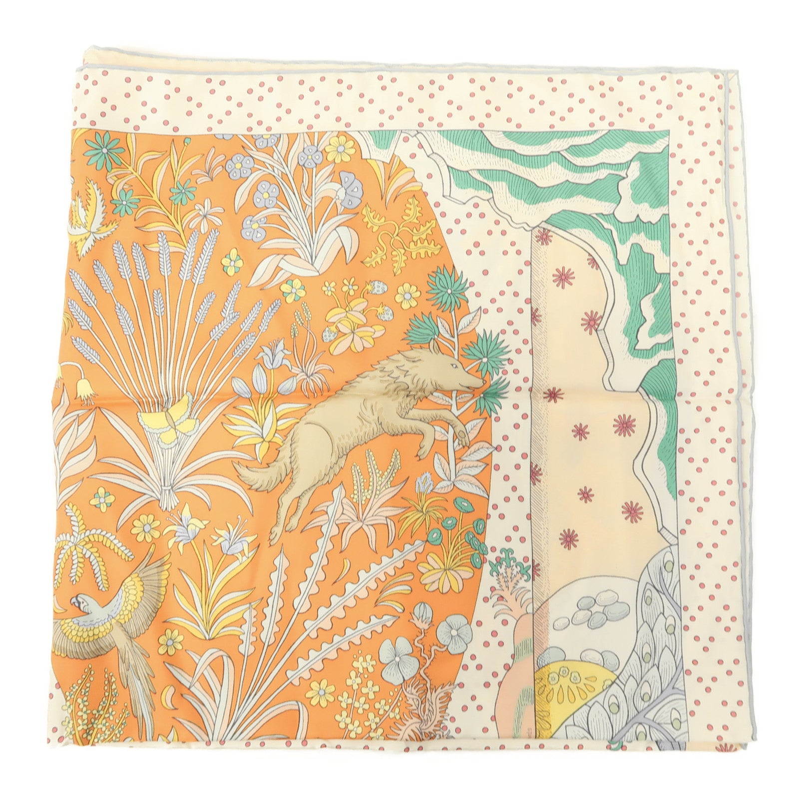 HERMES 絲質Scarf 90X90絲巾