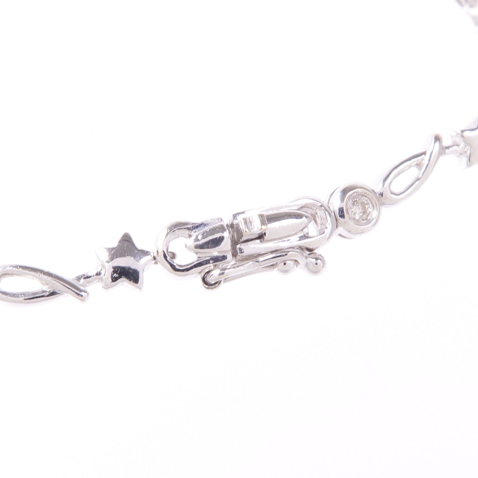 JEWELRY Diamond Bracelet 18K White Gold