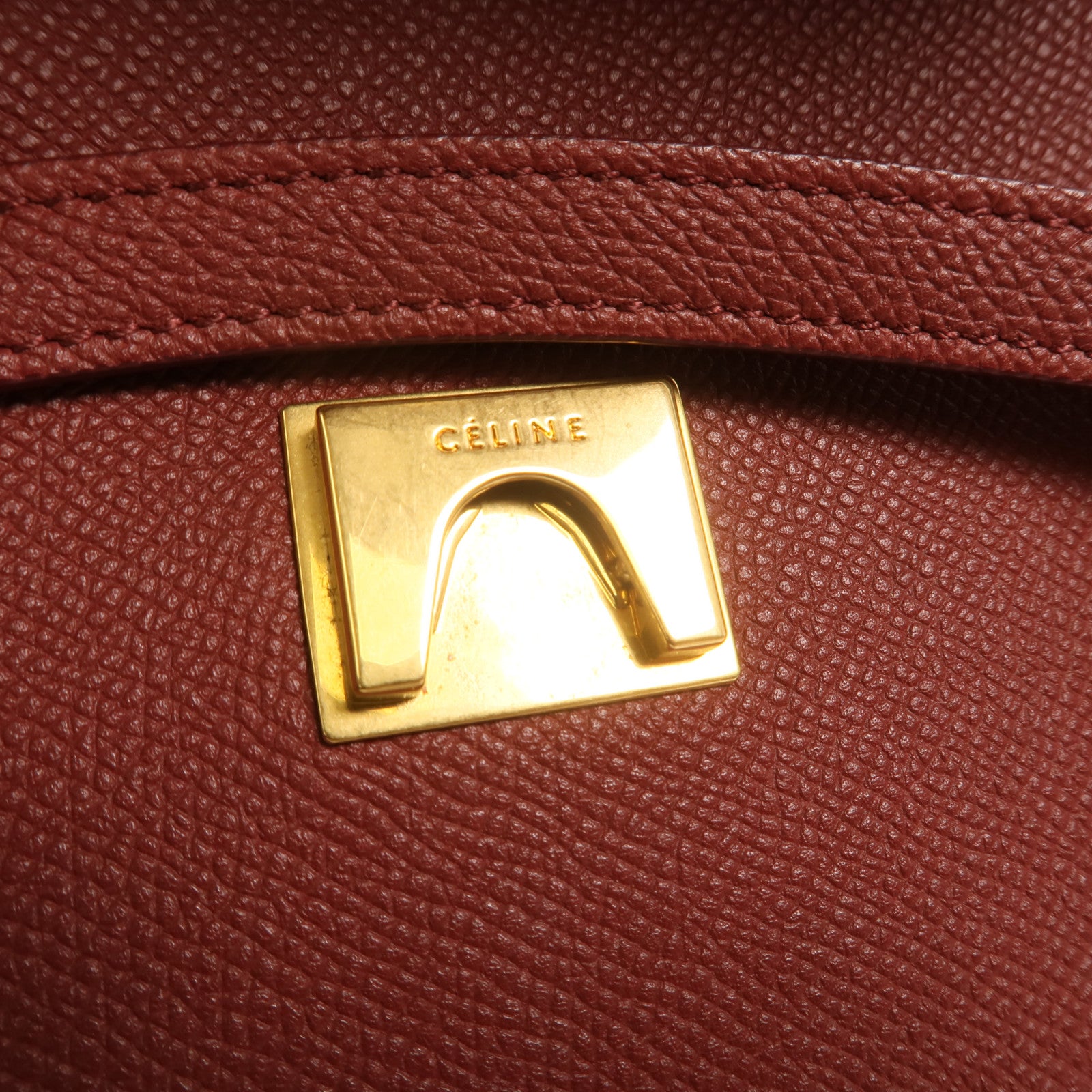 CELINE 牛皮皮革Micro Belt Bag手挽肩背兩用袋