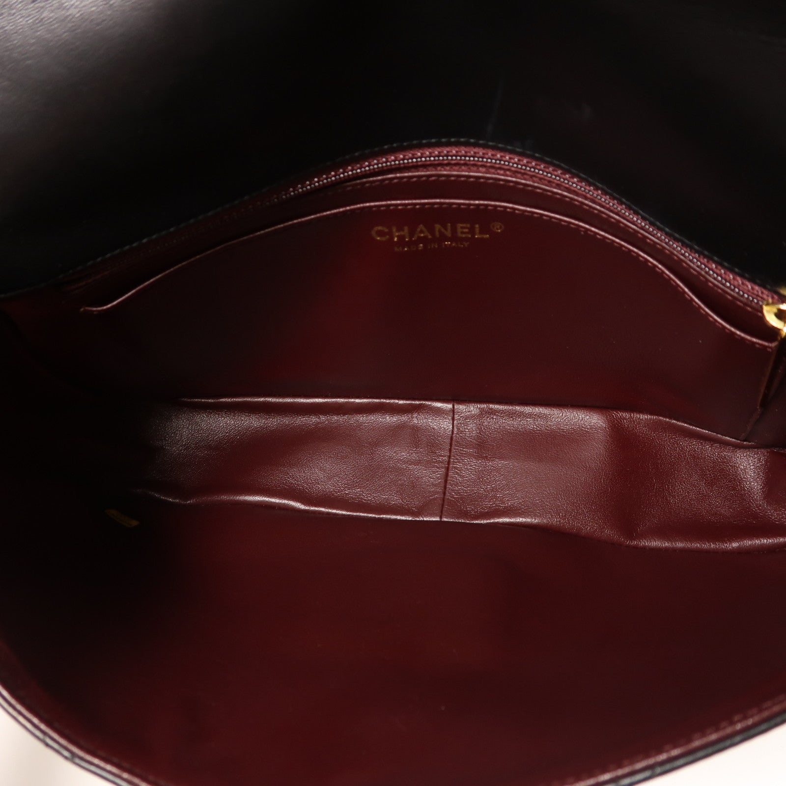 CHANEL 皮革Chain Shoulder金扣鏈帶肩背袋