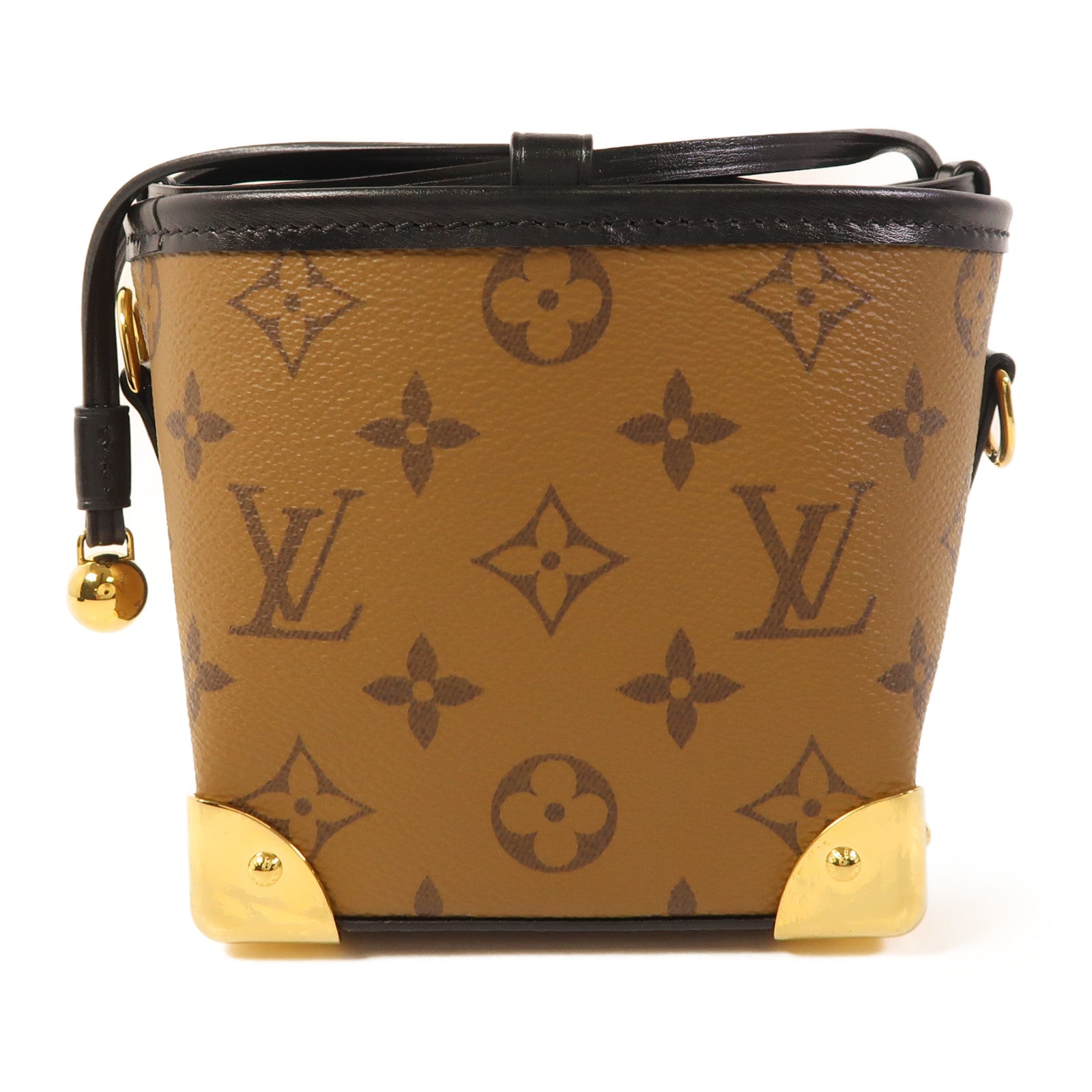 LOUIS VUITTON Monogram Reverse Noe Purse金扣肩背袋