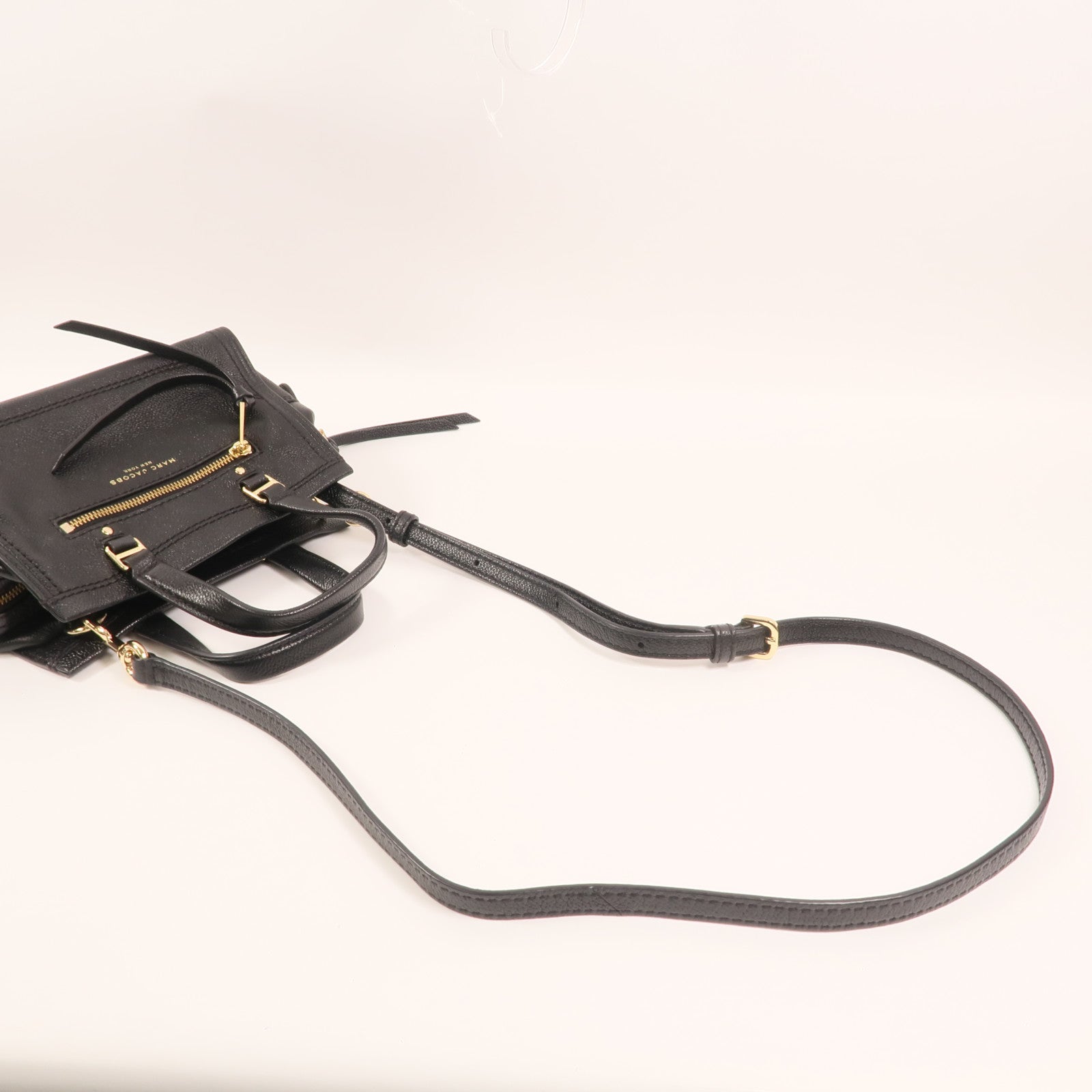 MARC JACOBS 牛皮皮革Mini Cruiser金扣手挽肩背兩用袋