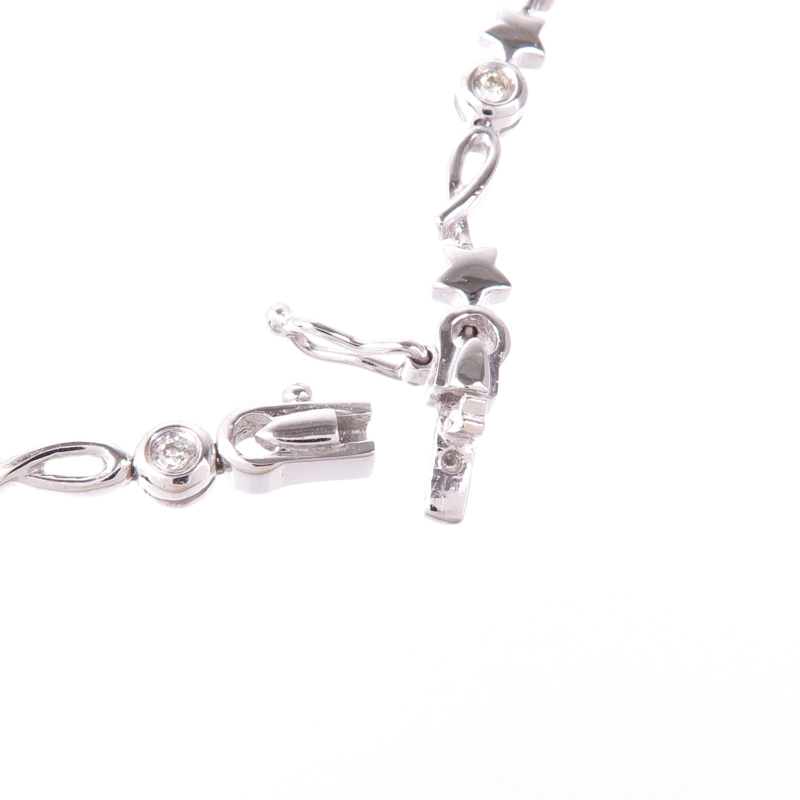 JEWELRY Diamond Bracelet 18K White Gold