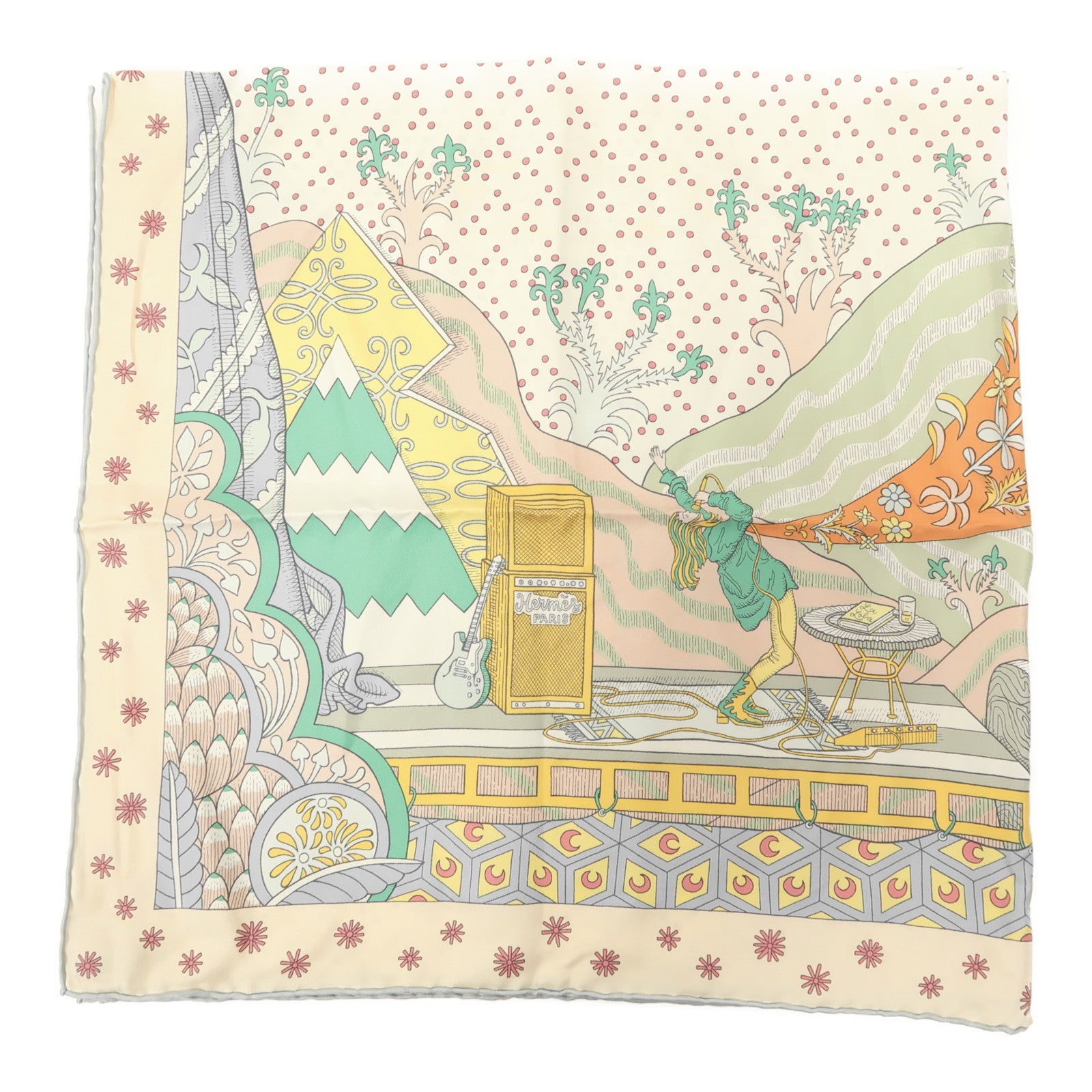 HERMES 絲質Scarf 90X90絲巾