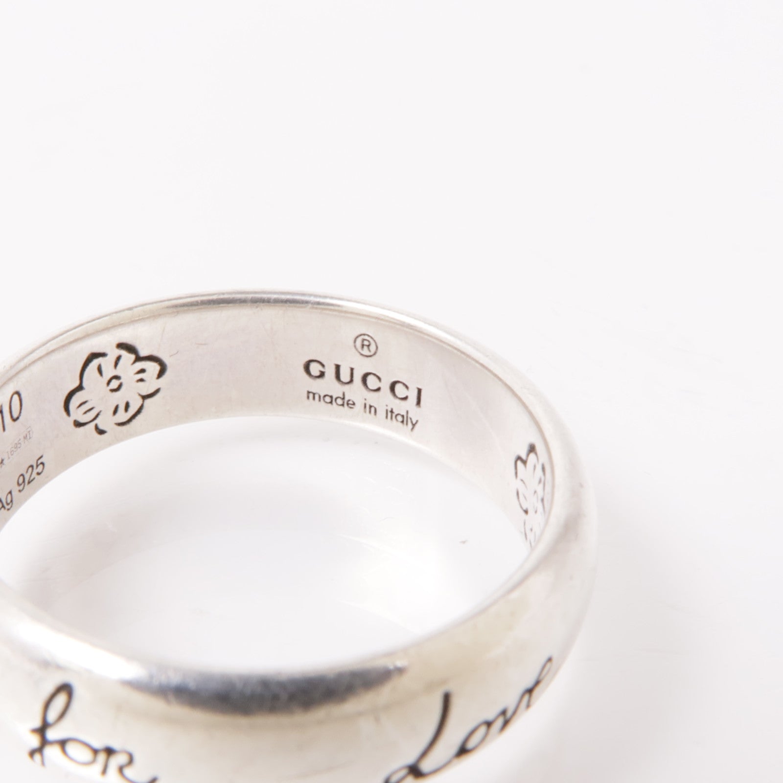 GUCCI 925純銀Ring戒指US#5
