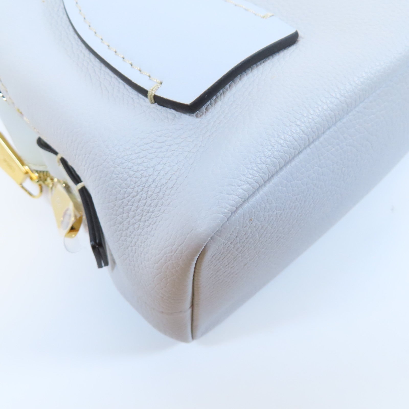 Chloe **【激減優惠】牛皮皮革2 Way Shoulder Bag金扣手挽肩背兩用袋淺藍色