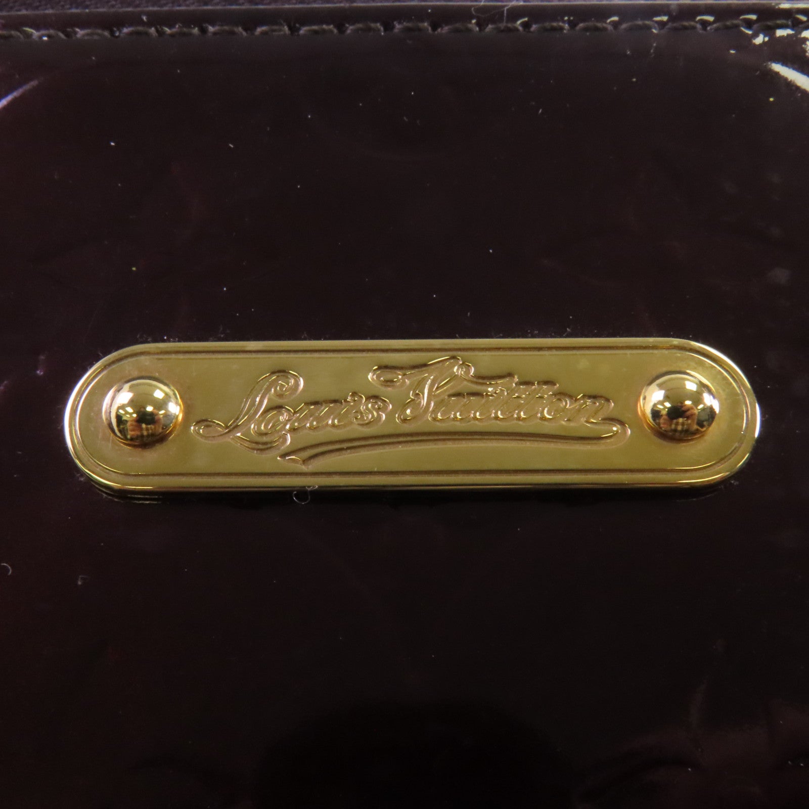 LOUIS VUITTON Vernis Bellevue GM金扣肩背袋