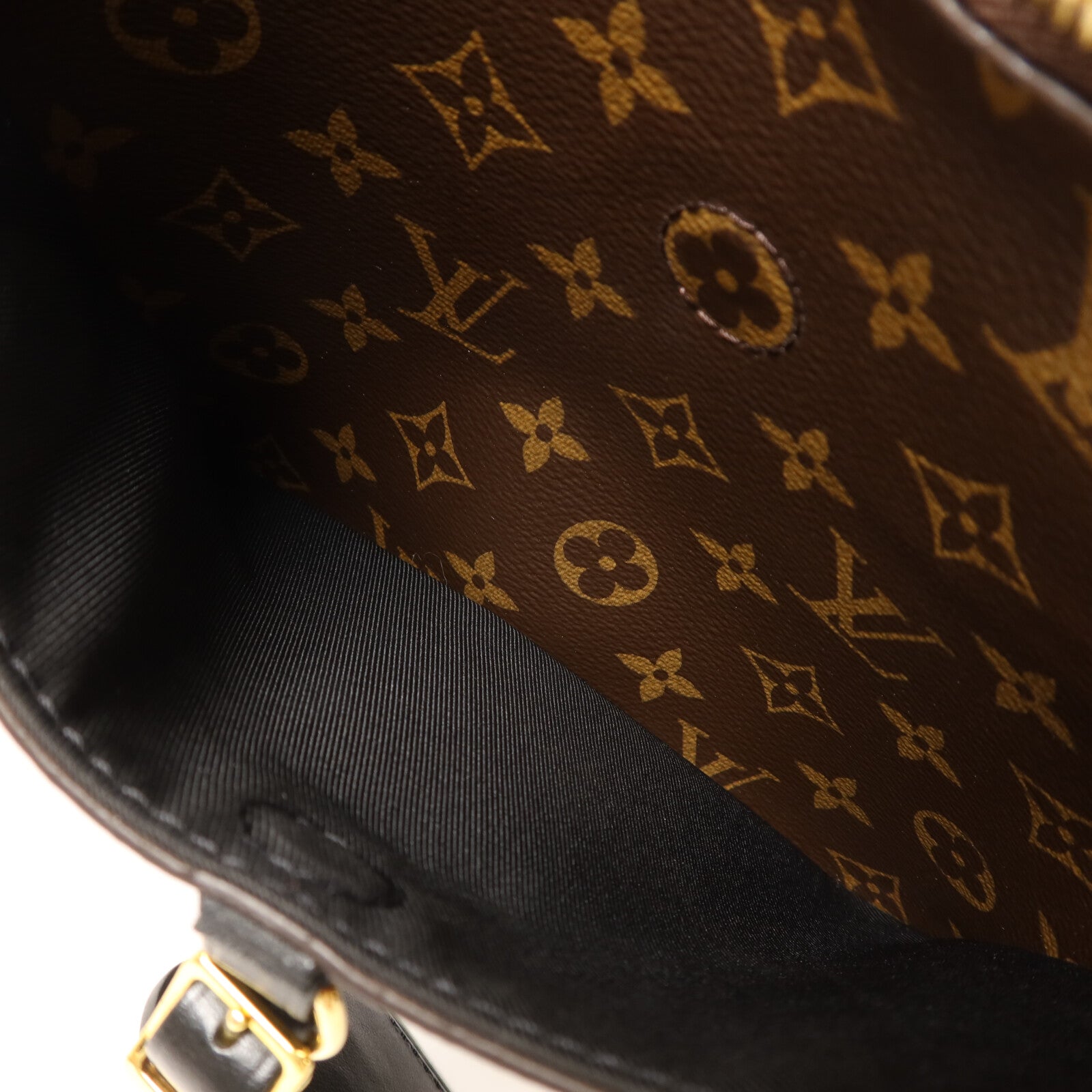 LOUIS VUITTON Monogram Odeon PM金扣肩背袋