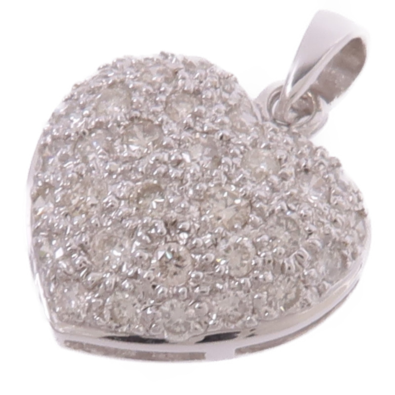 JEWELRY 18K白金Diamond Pendant Top鑽石吊墜
