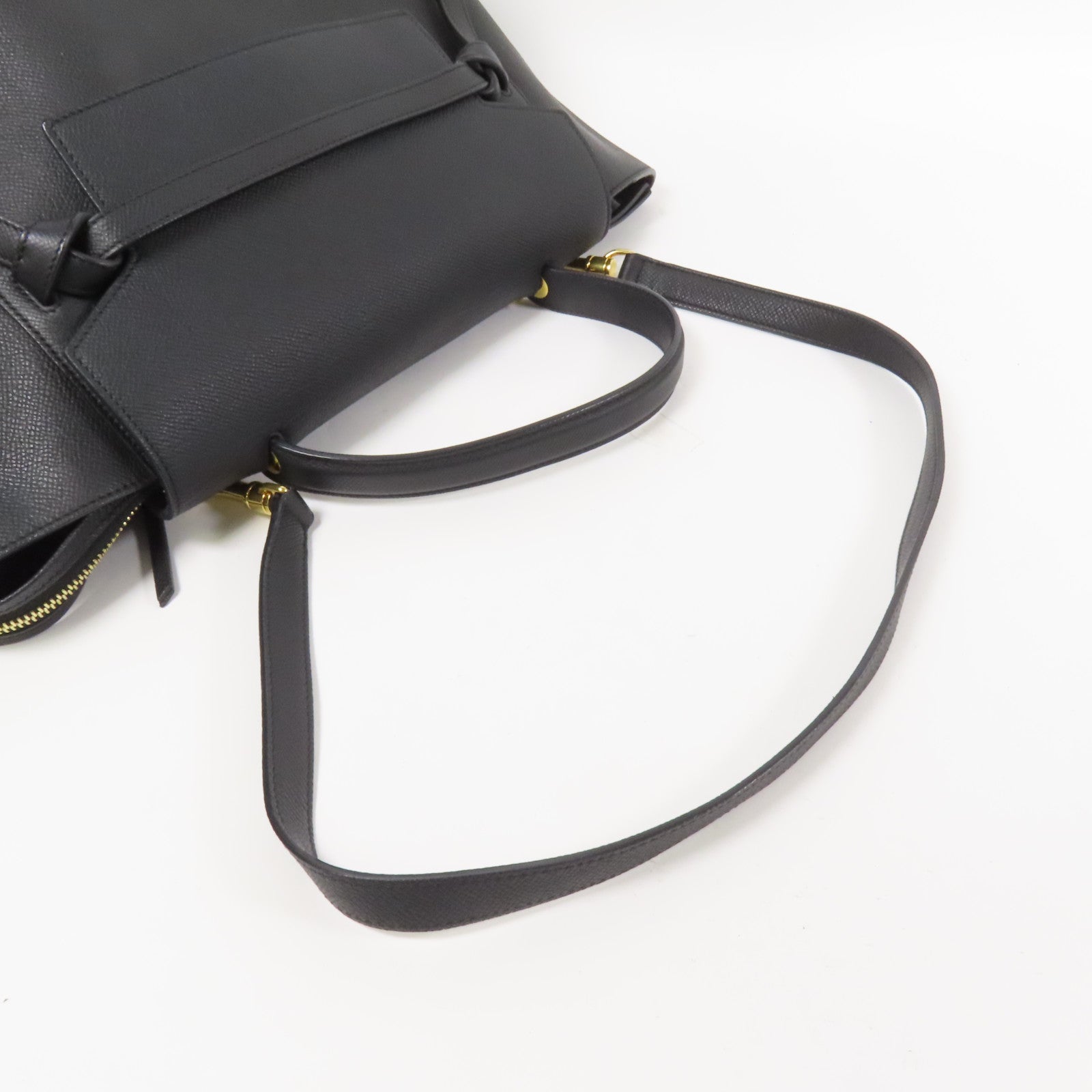 CELINE 牛皮皮革Mini Belt Bag金扣手挽肩背兩用袋