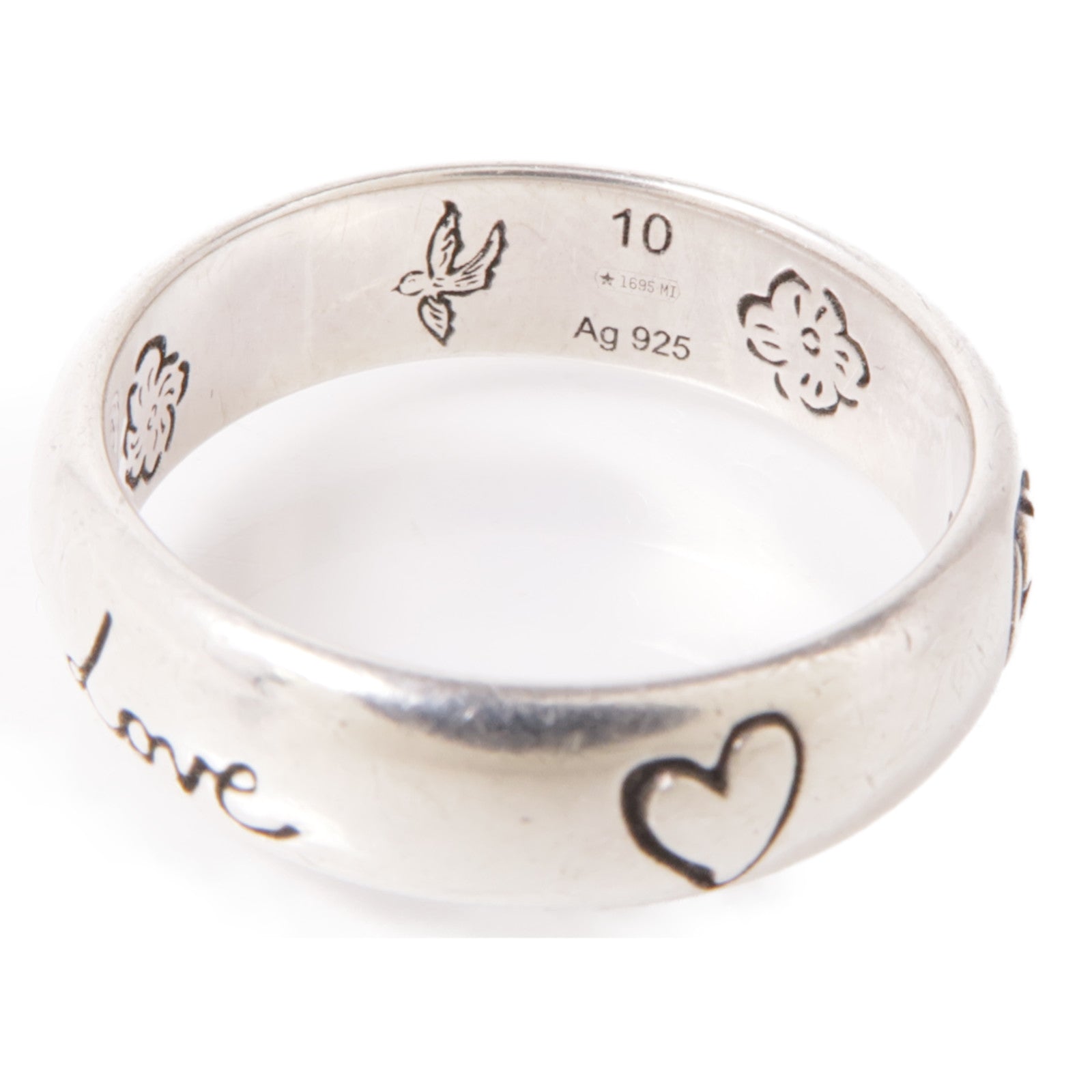 GUCCI 925純銀Ring戒指US#5