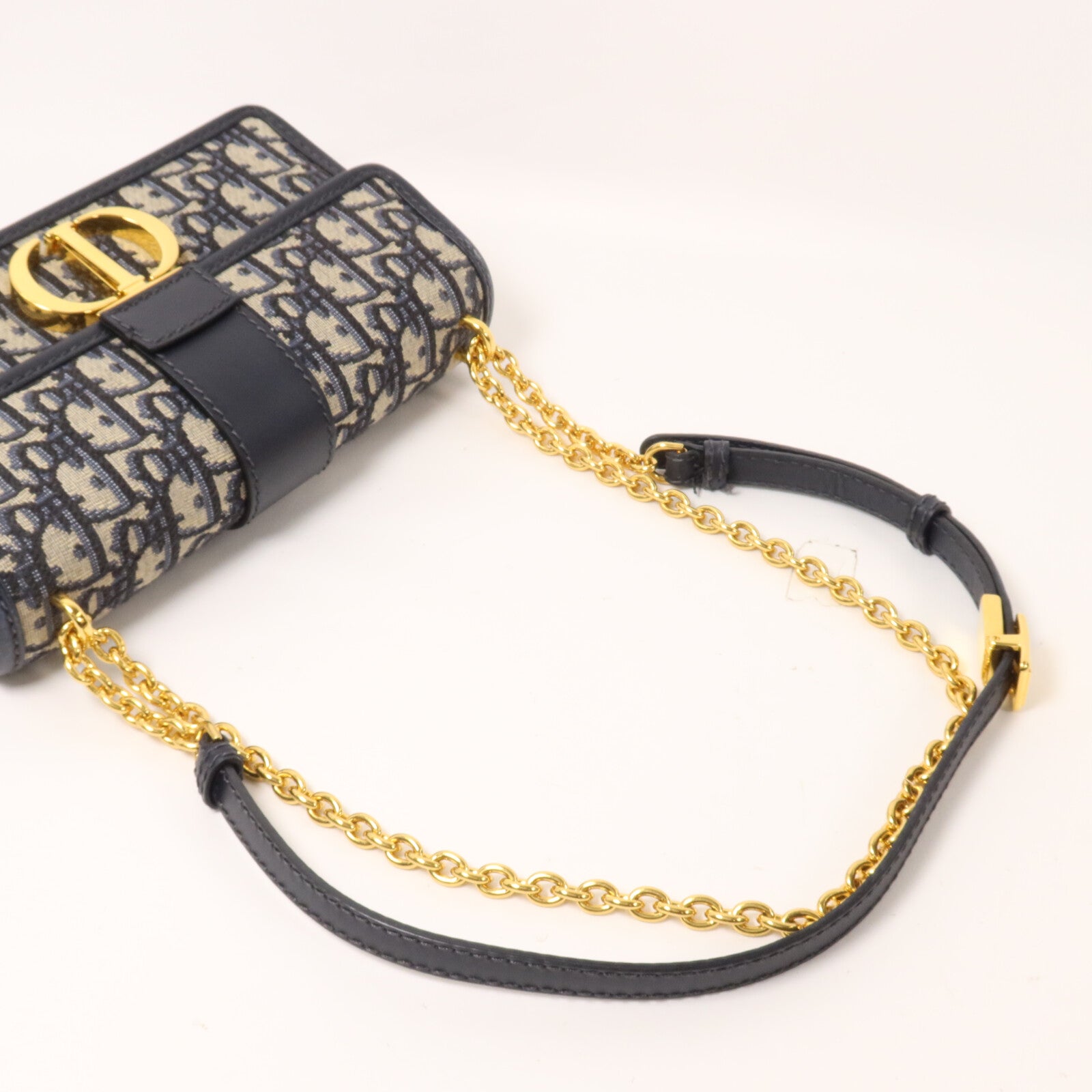 Dior 帆布30 Montaigne East-West With Chain鏈帶肩背袋