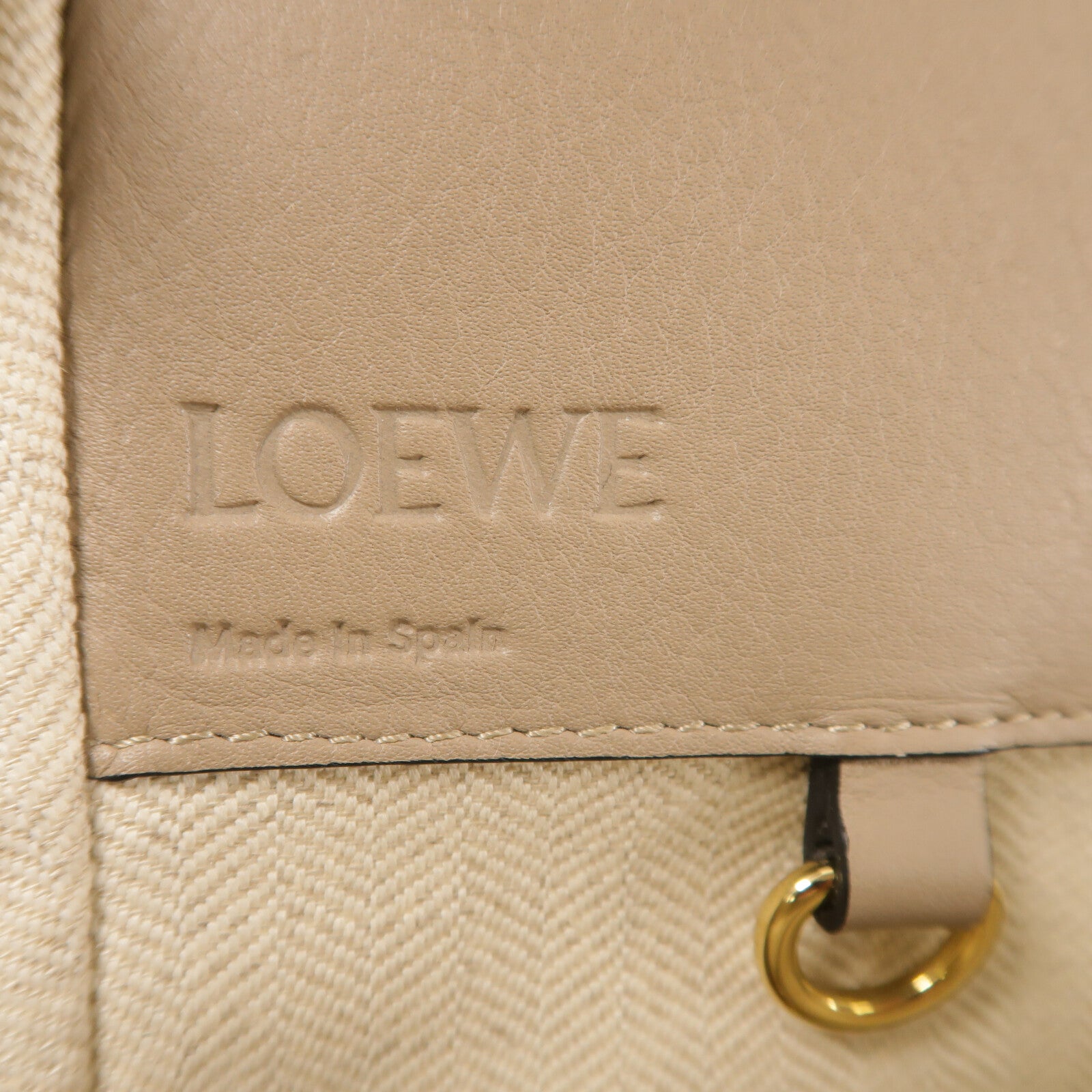 LOEWE 牛皮皮革Hammock Medium手挽肩背兩用袋