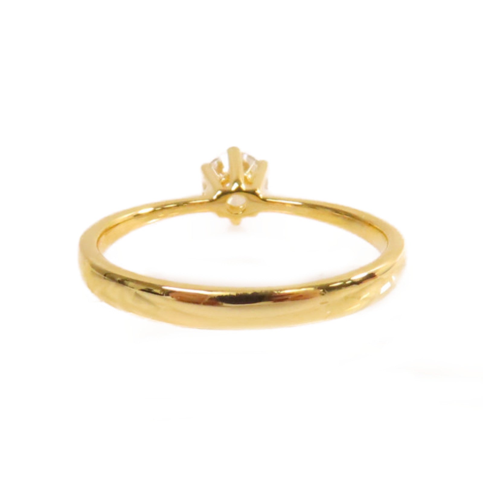 JEWELRY 【激減優惠】18K黃金/0.31ct鑽石Diamond Ring戒指US#5.75