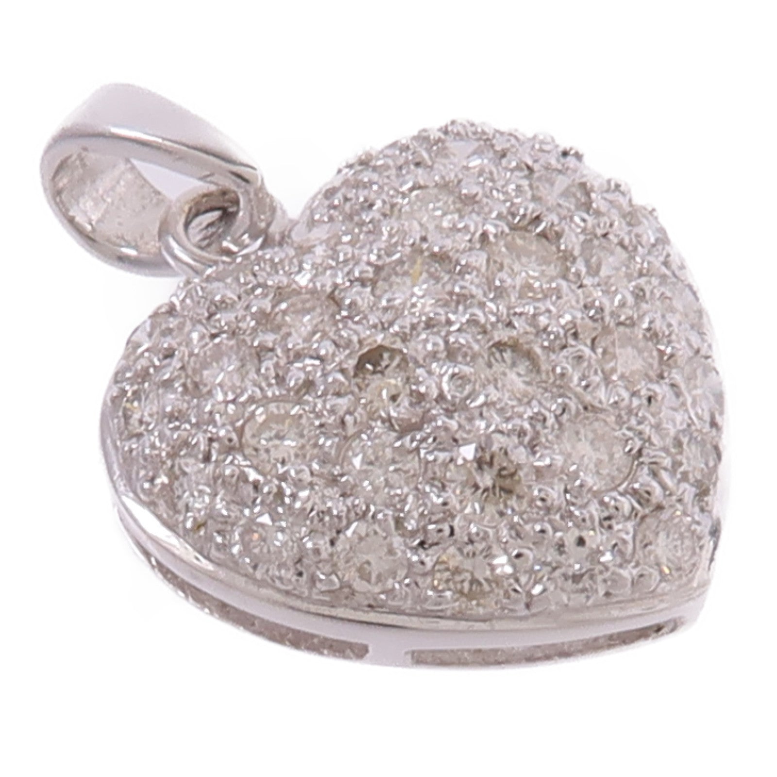 JEWELRY 18K白金Diamond Pendant Top鑽石吊墜