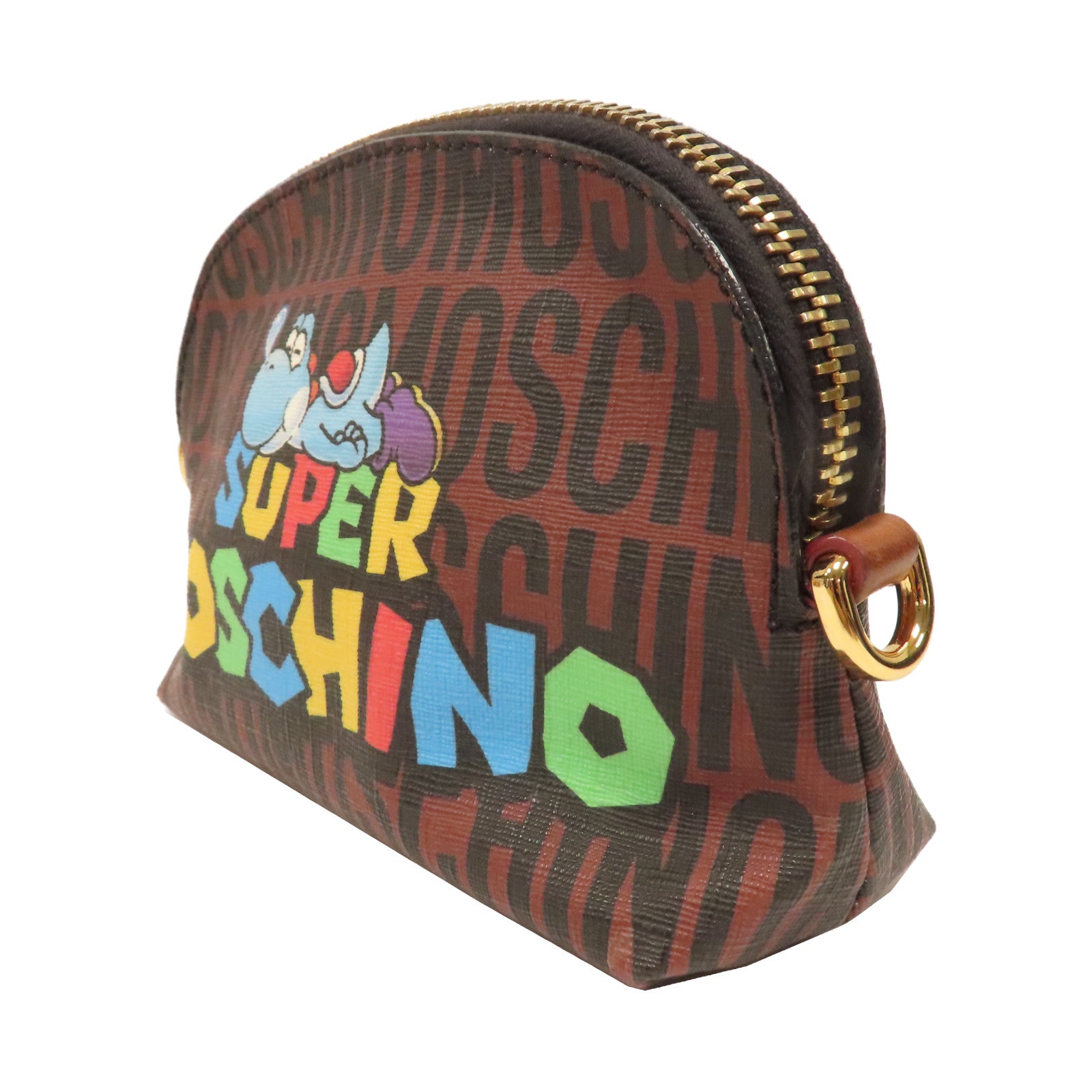 Moschino x Mario ポーチ RARE!!! Limited Edition Moschino Mario Bros. Backpack Multi