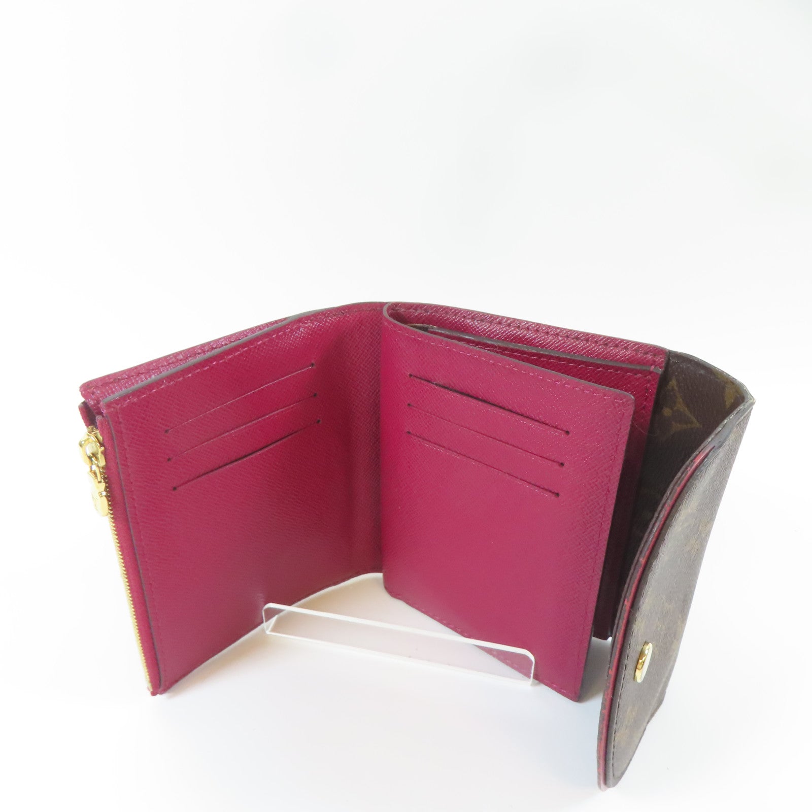 LOUIS VUITTON 【激減優惠】Monogram Ariane金扣錢包啡色