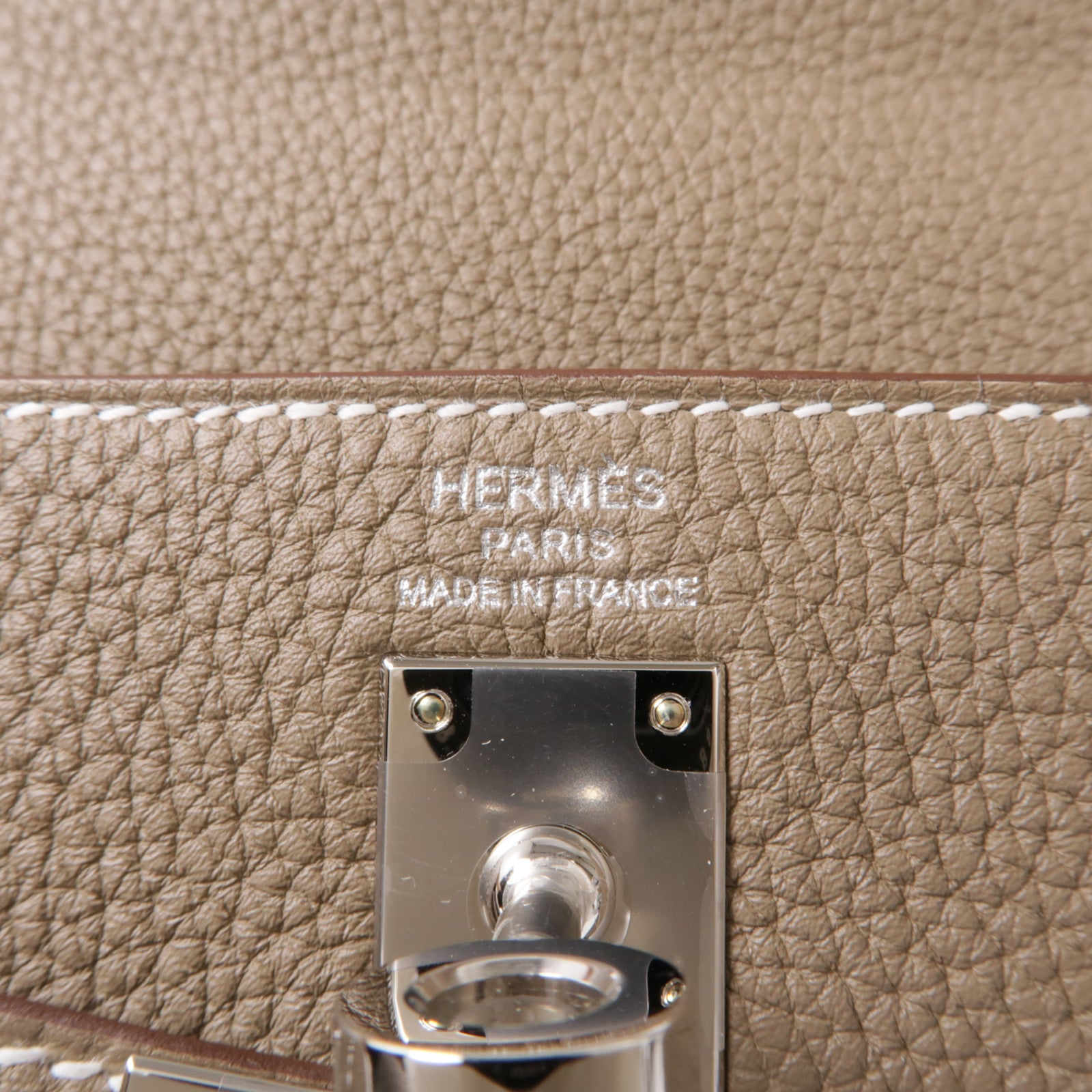 HERMES【激減優惠】 Togo皮革Kelly 25銀扣手挽肩背兩用袋