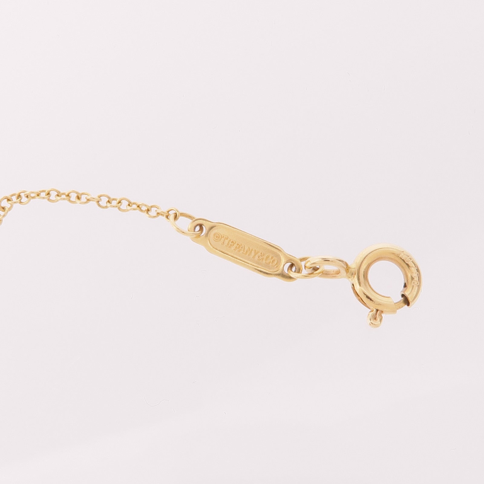 TIFFANY＆CO 18K黃金T Smile Pendant項鍊