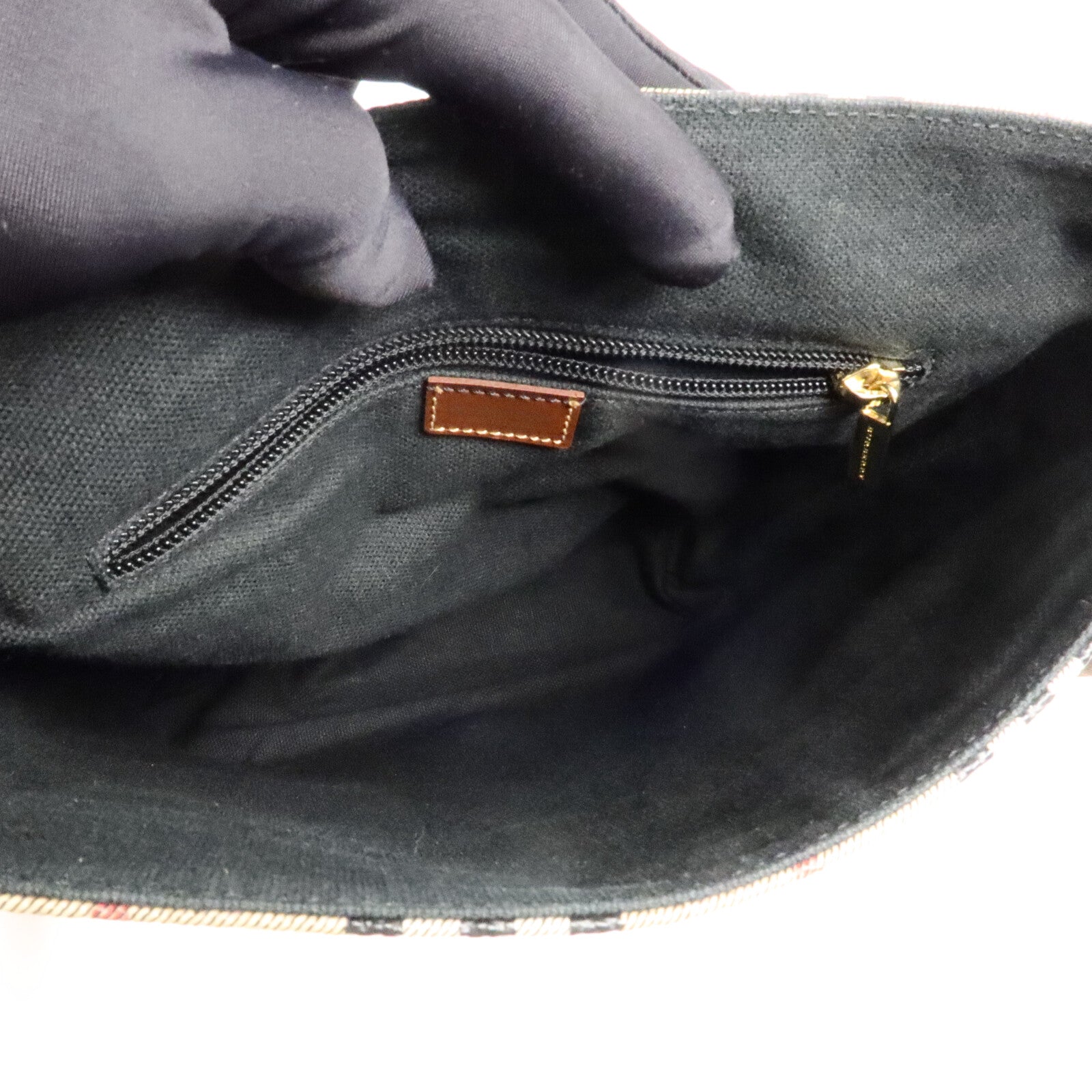 BURBERRY 塗層帆布Shoulder Bag肩背袋