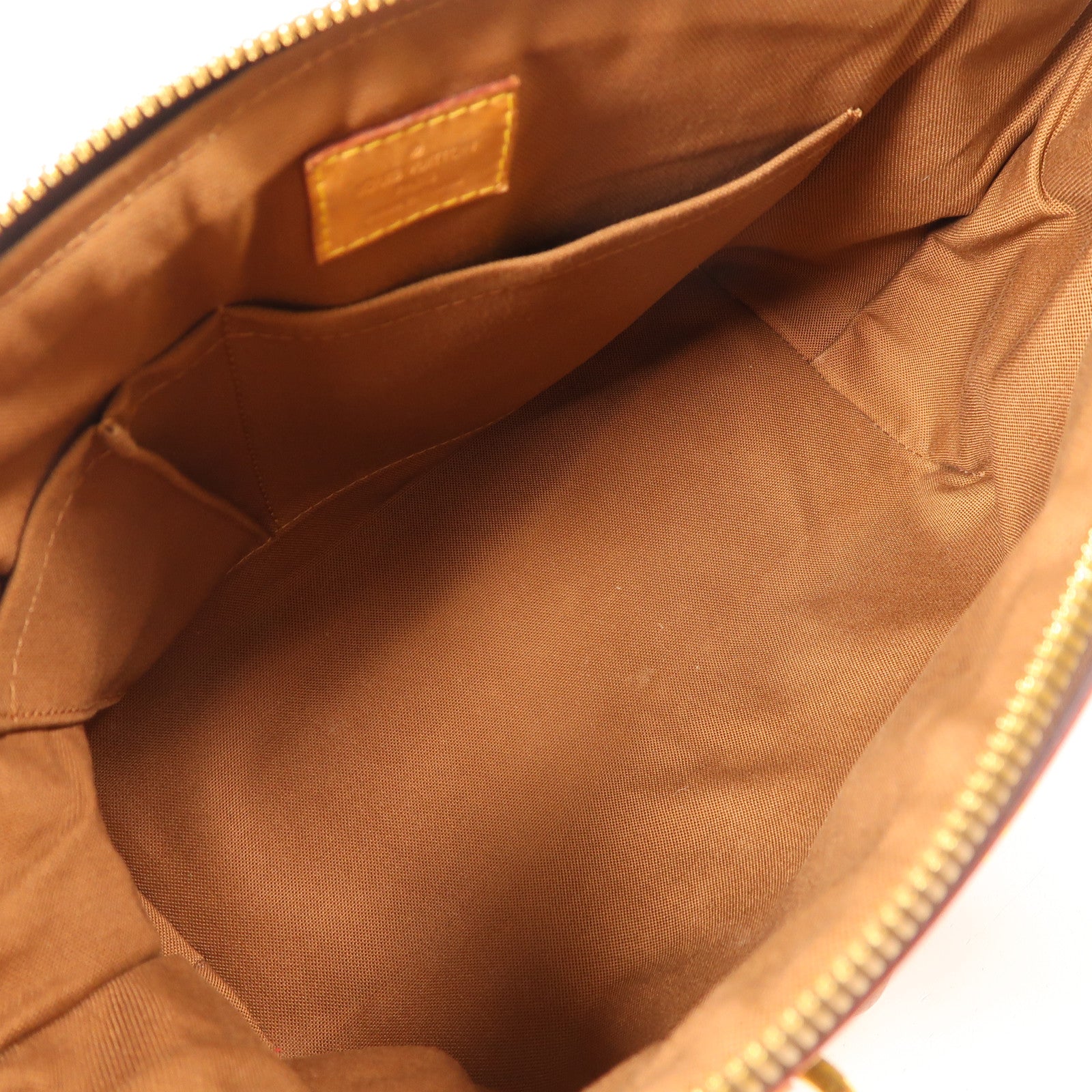 LOUIS VUITTON LV GHW Tivoli PM Shoulder Handbag M40143 Monogram Brown