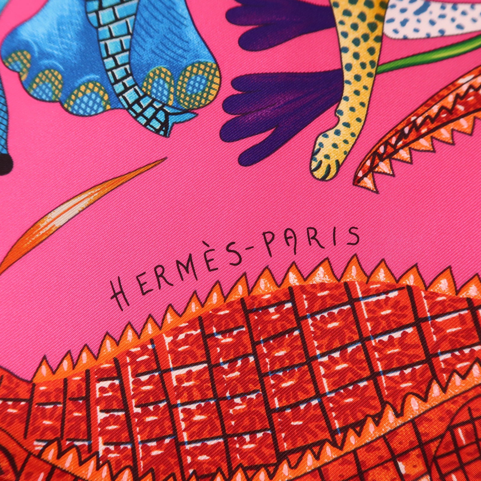 HERMES 絲質Scarf 90X90絲巾