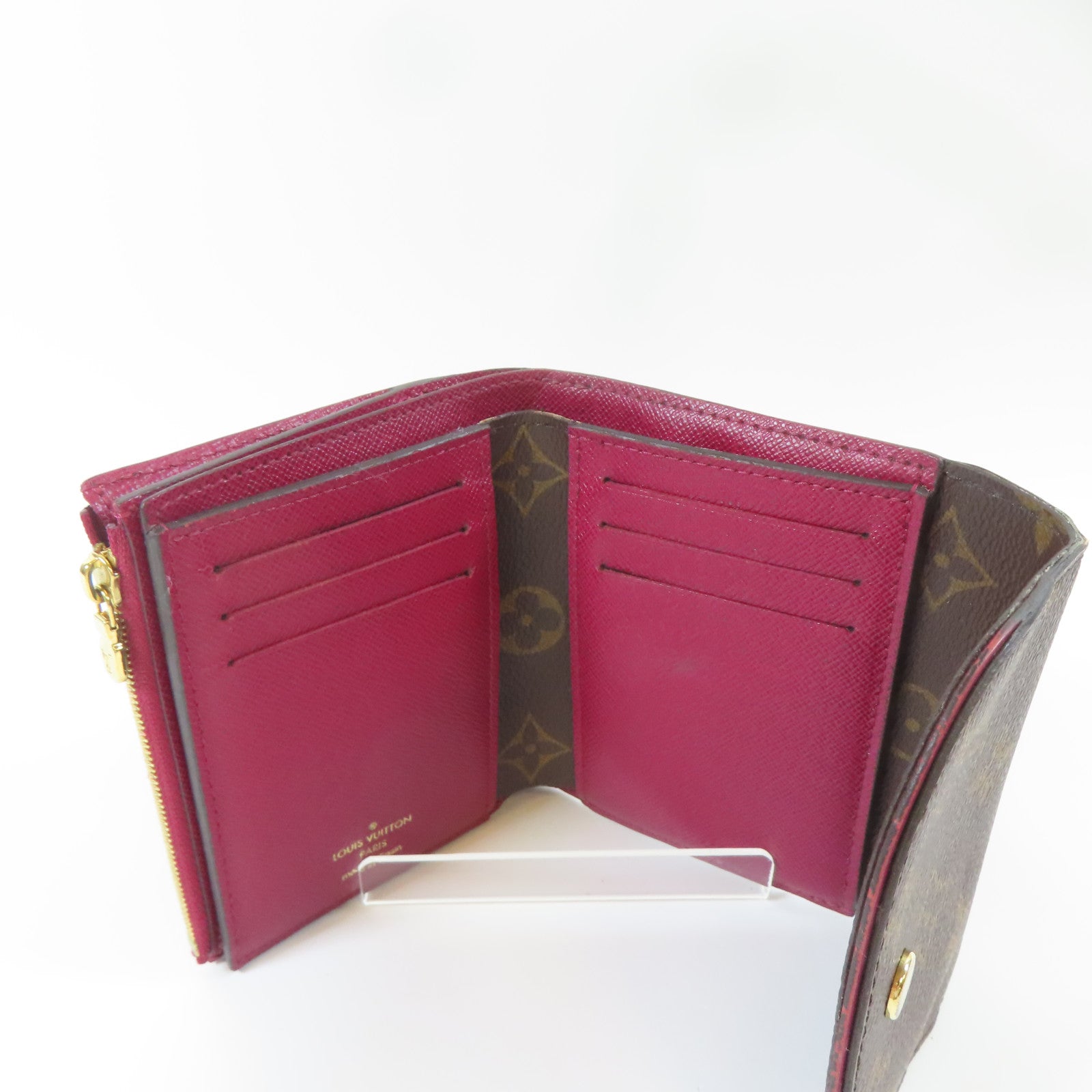 LOUIS VUITTON 【激減優惠】Monogram Ariane金扣錢包啡色