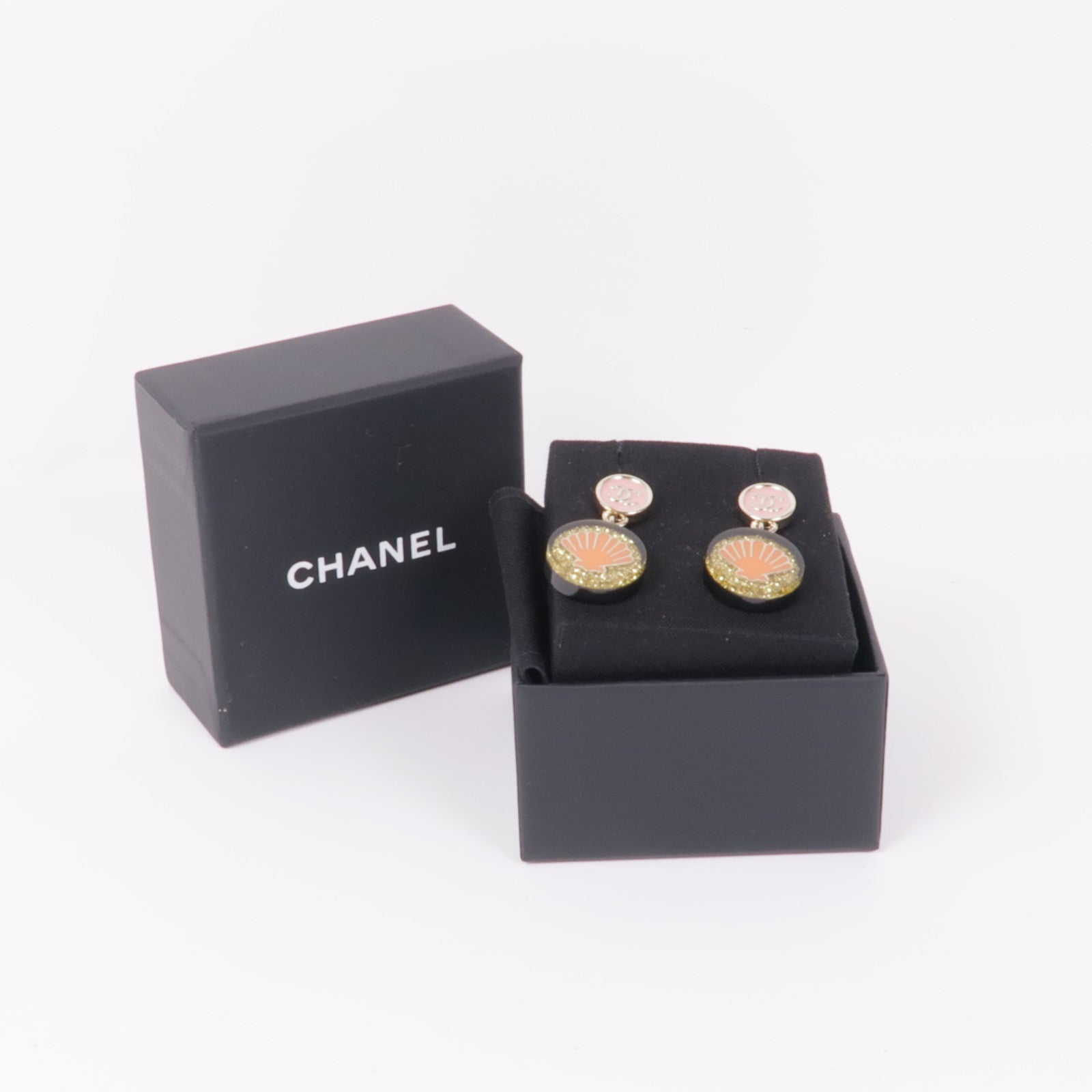 CHANEL 金屬/PVC Earrings耳環