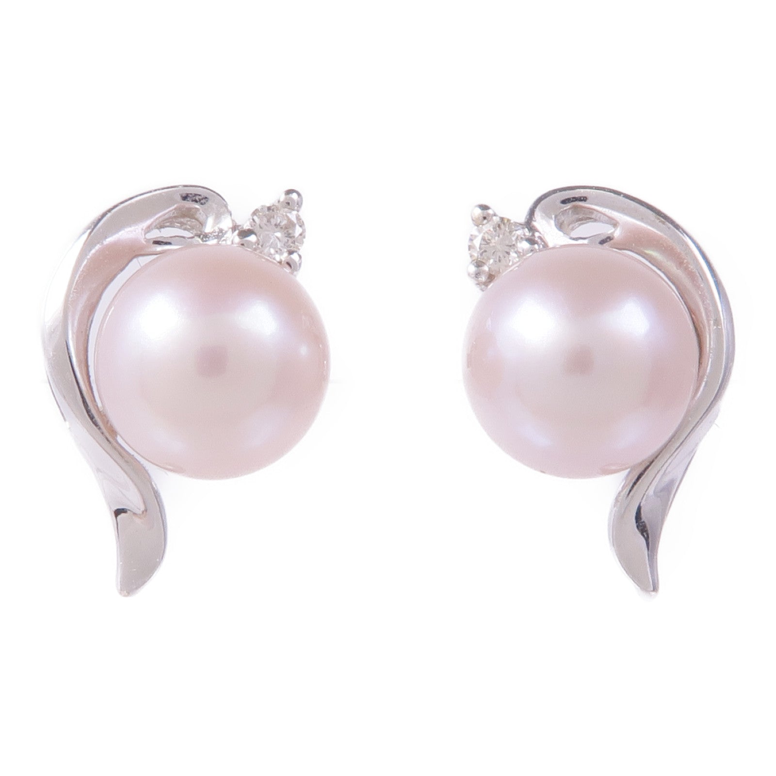 JEWELRY 珍珠/18K白金/鑽石Diamond Earrings耳環