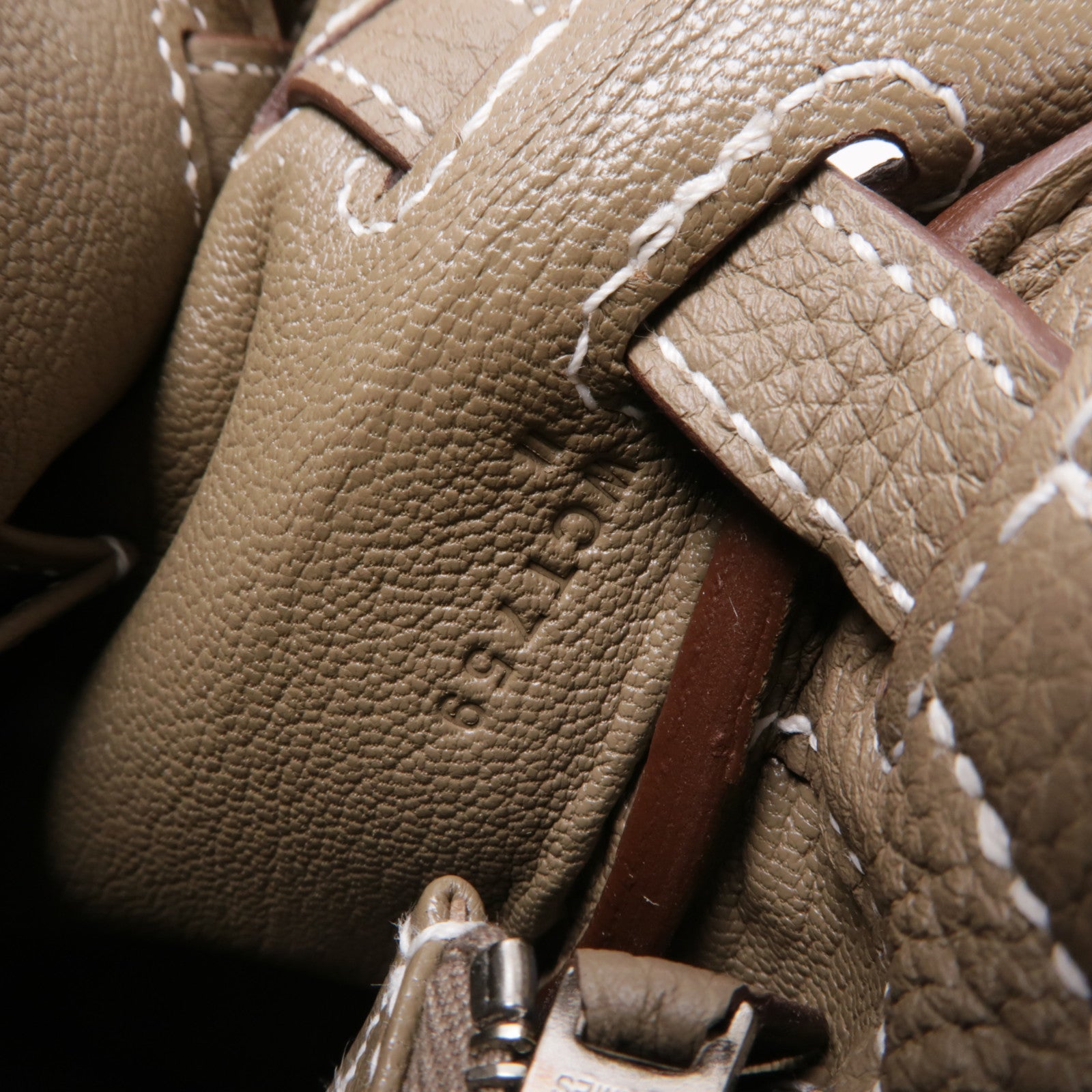 HERMES【激減優惠】 Togo皮革Kelly 25銀扣手挽肩背兩用袋