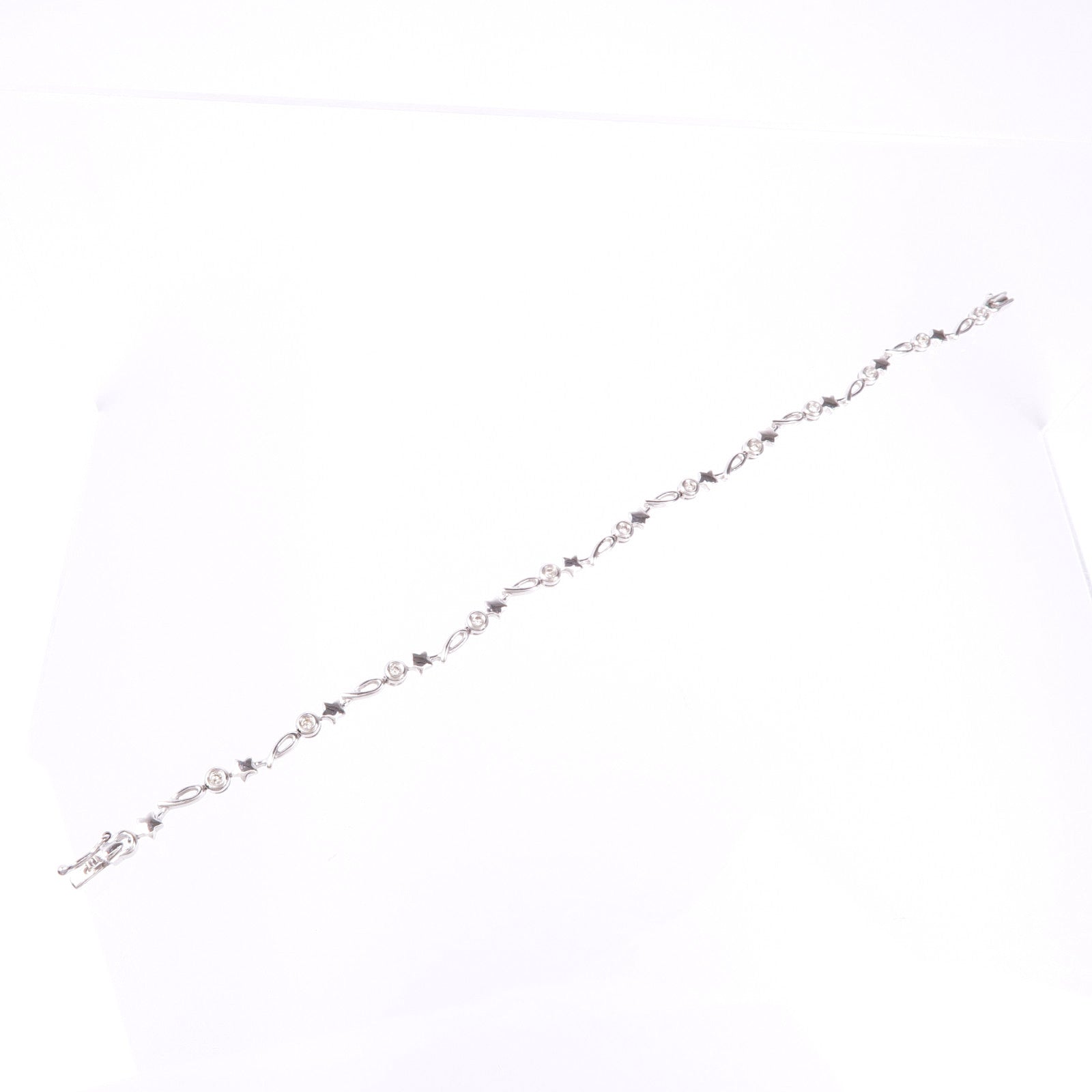 JEWELRY Diamond Bracelet 18K White Gold