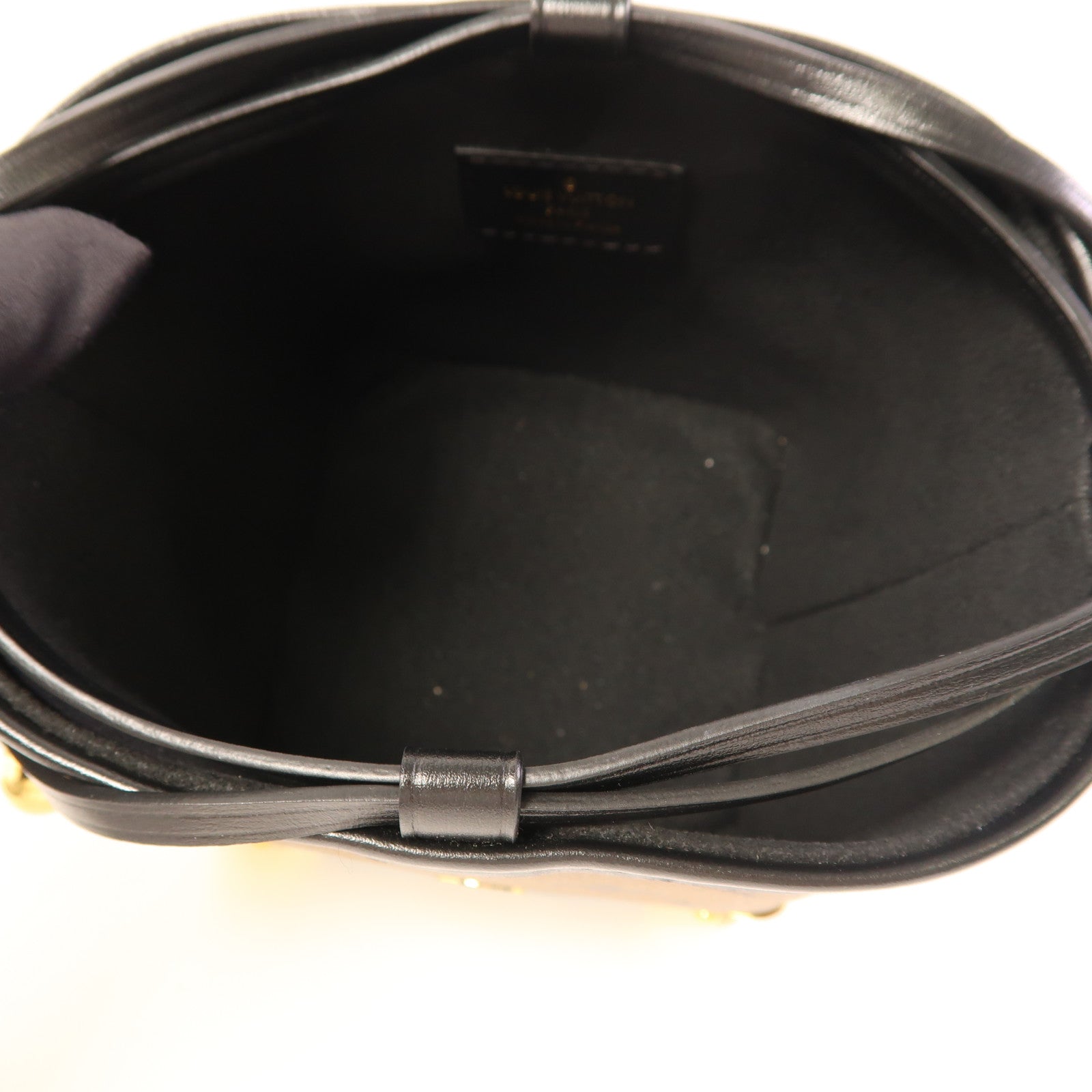 LOUIS VUITTON Monogram Reverse Noe Purse金扣肩背袋