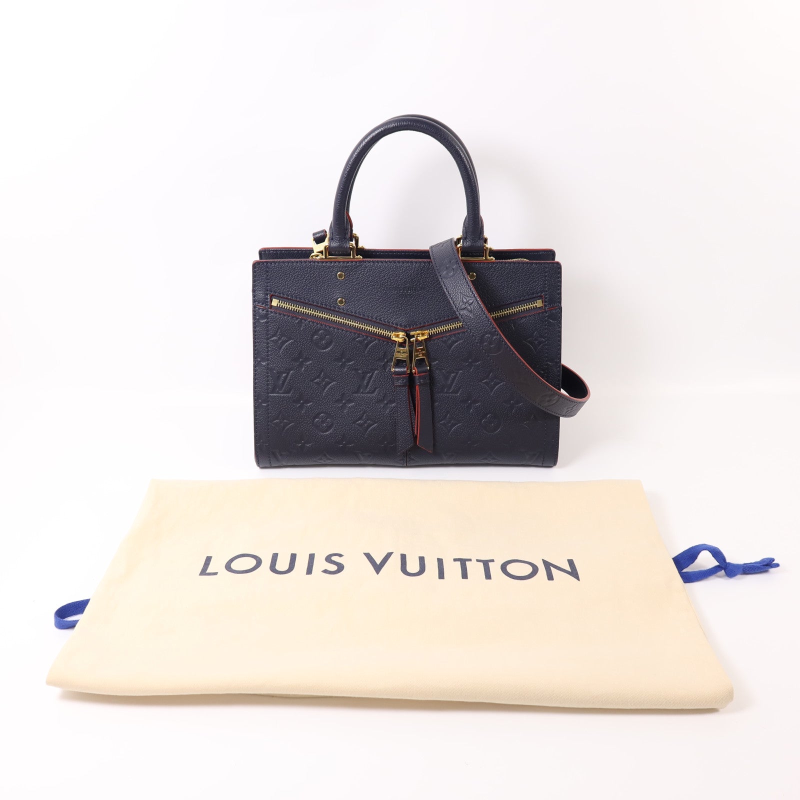 LOUIS VUITTON Monpgram Empreinte Sully PM金扣手挽肩背兩用袋