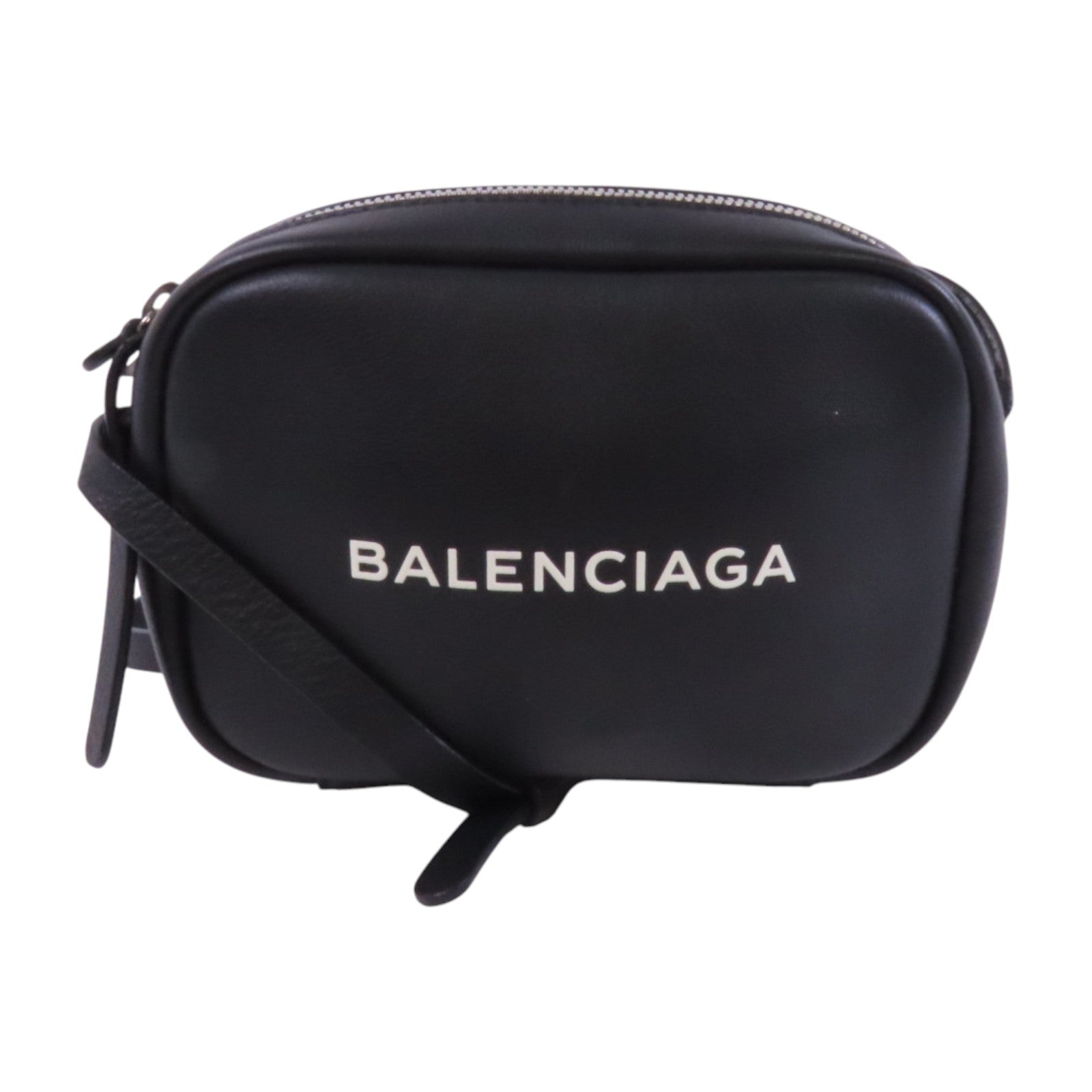 BALENCIAGA 牛皮皮革Everyday Camera Bag銀扣肩背袋