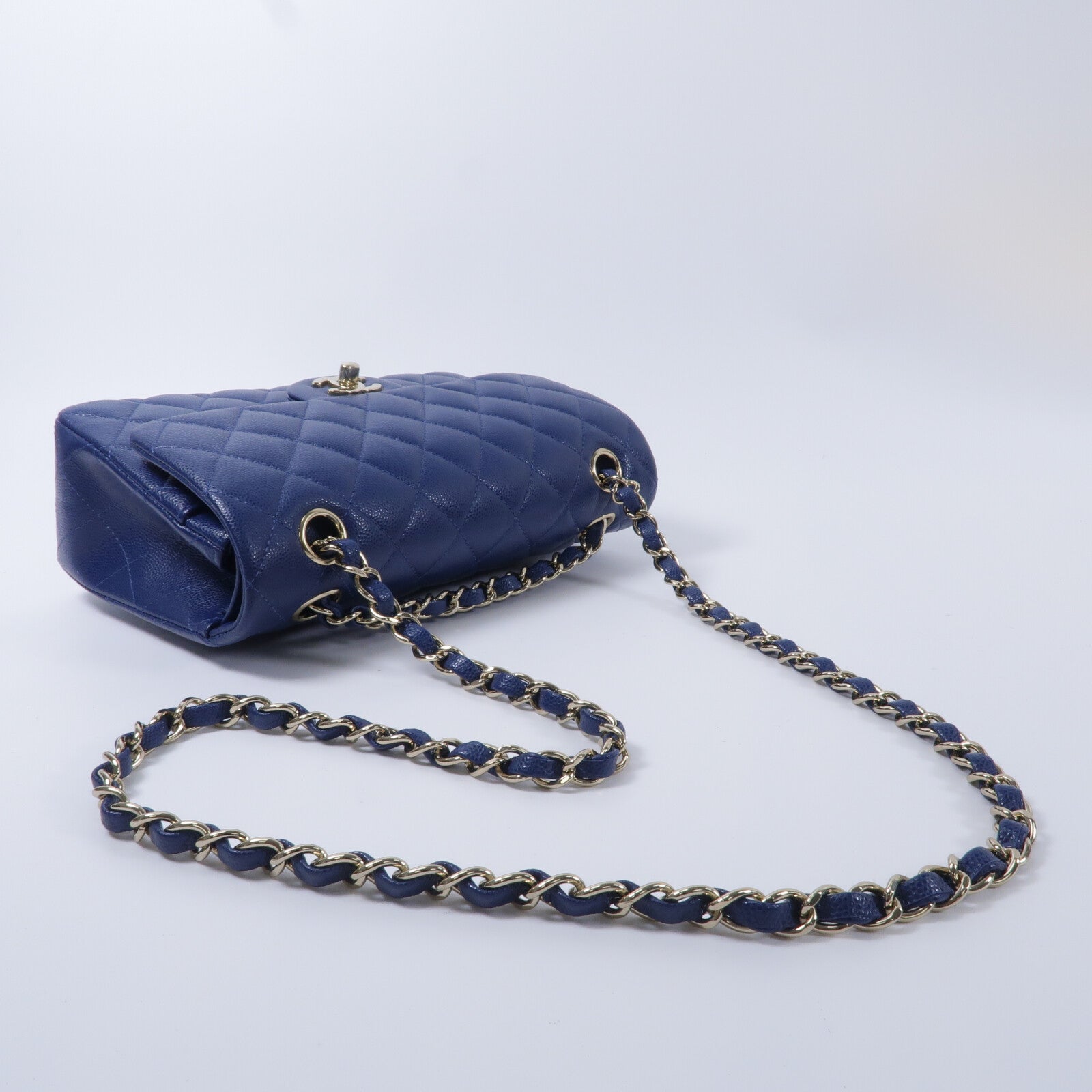 CHANEL 牛皮皮革Classic 23鏈帶肩背袋