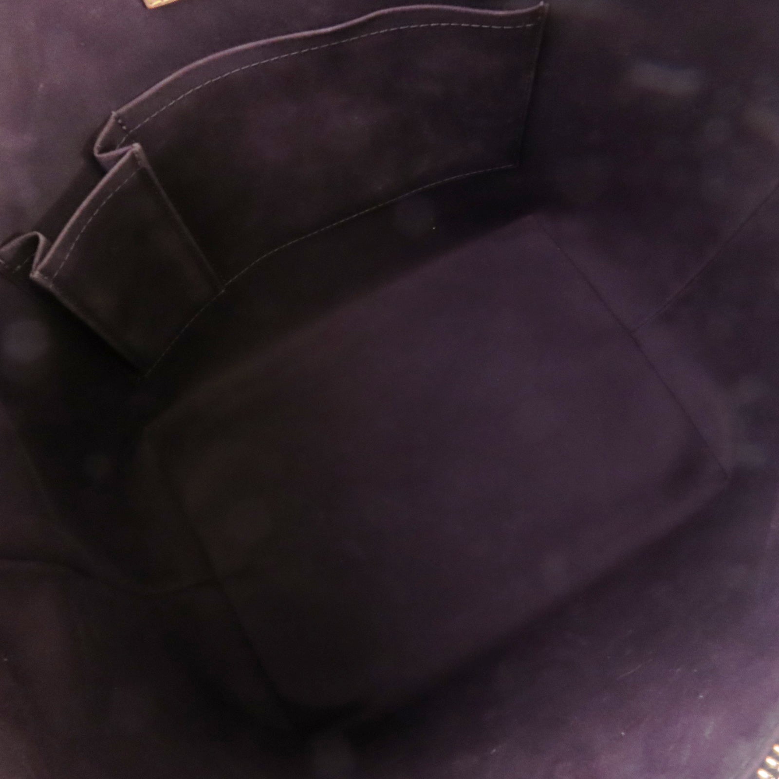 LOUIS VUITTON Vernis Bellevue GM金扣肩背袋