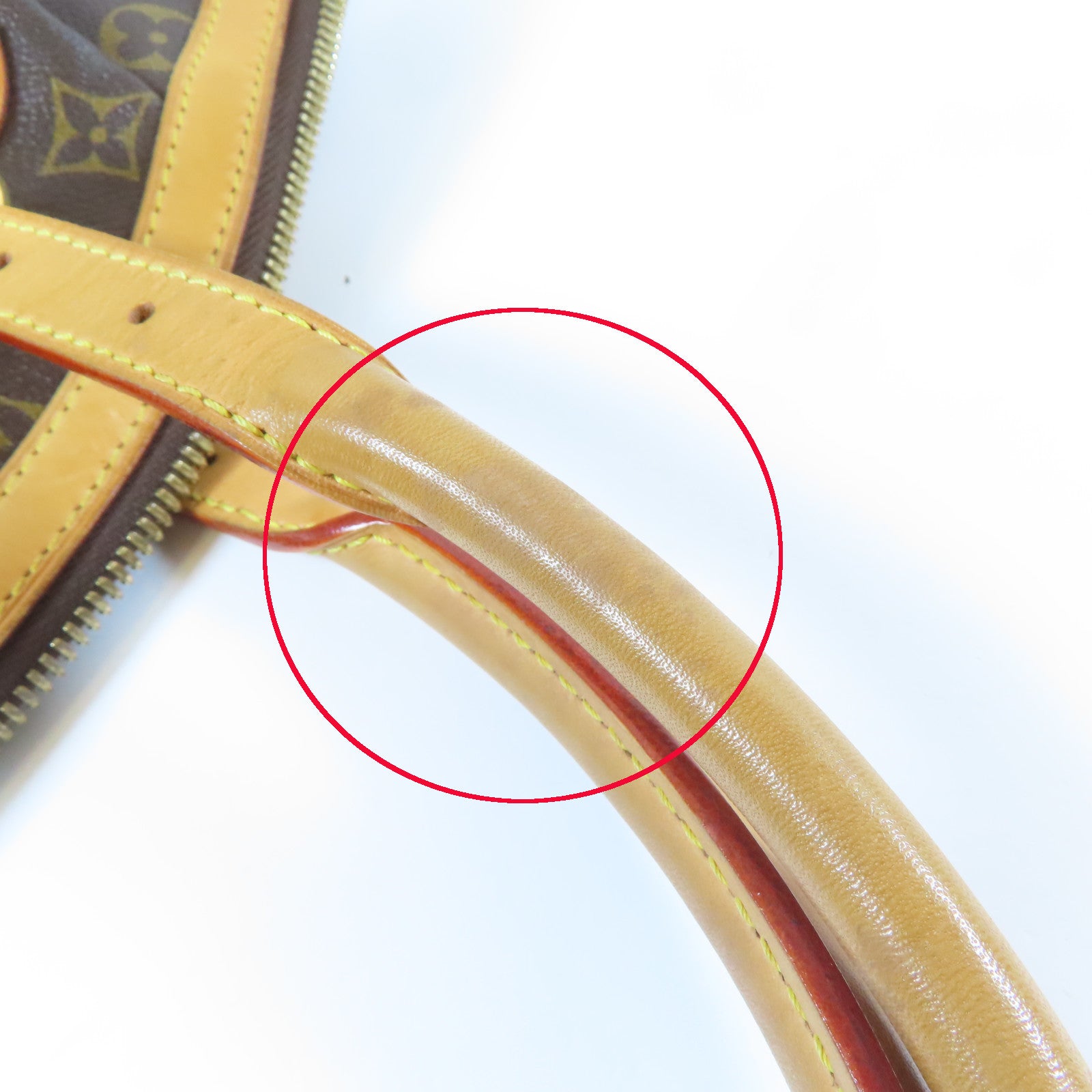 LOUIS VUITTON Monogram Tivoli GM金扣手挽袋啡色