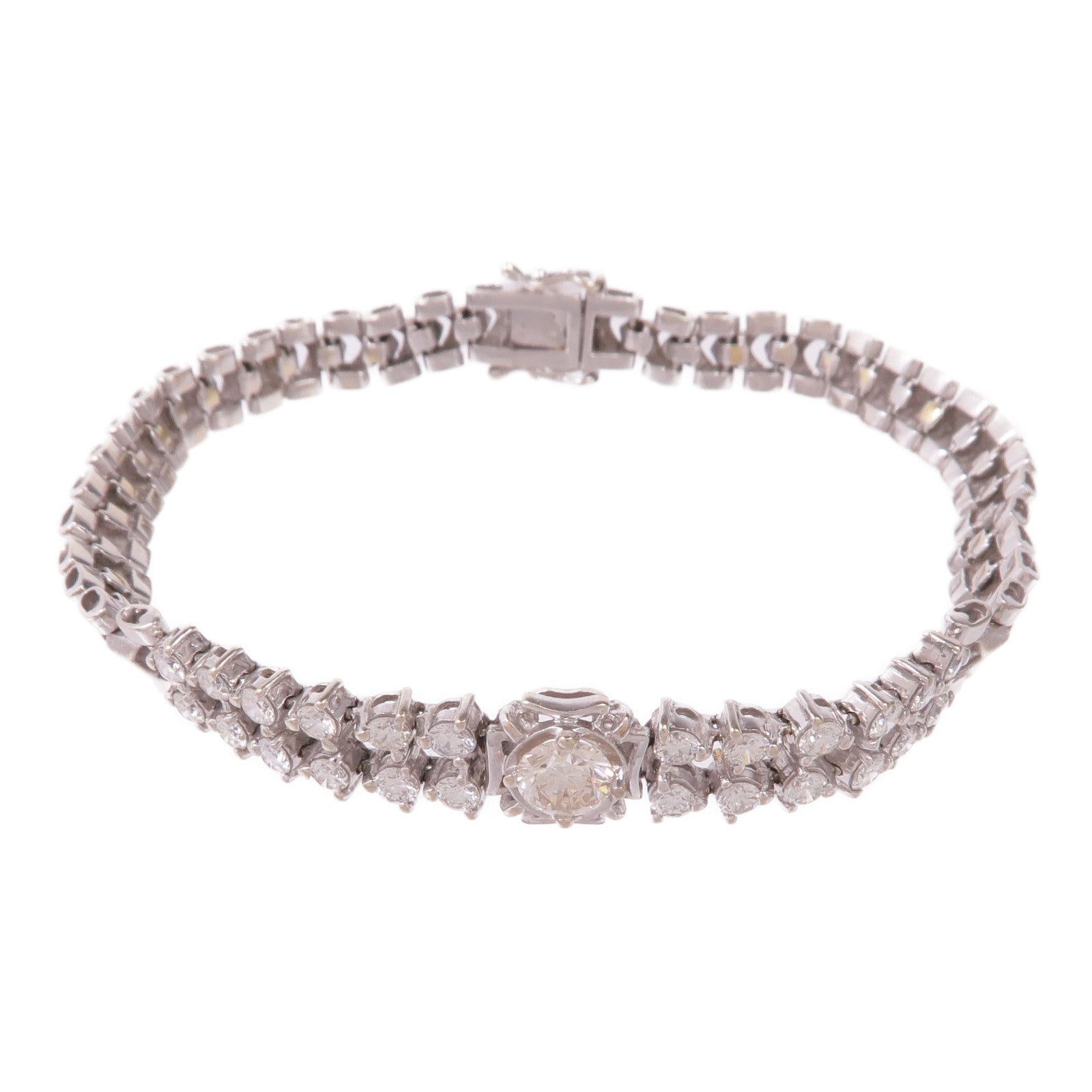 JEWELRY 【激減優惠】18K白金Diamond Bracelet鑽石手鏈