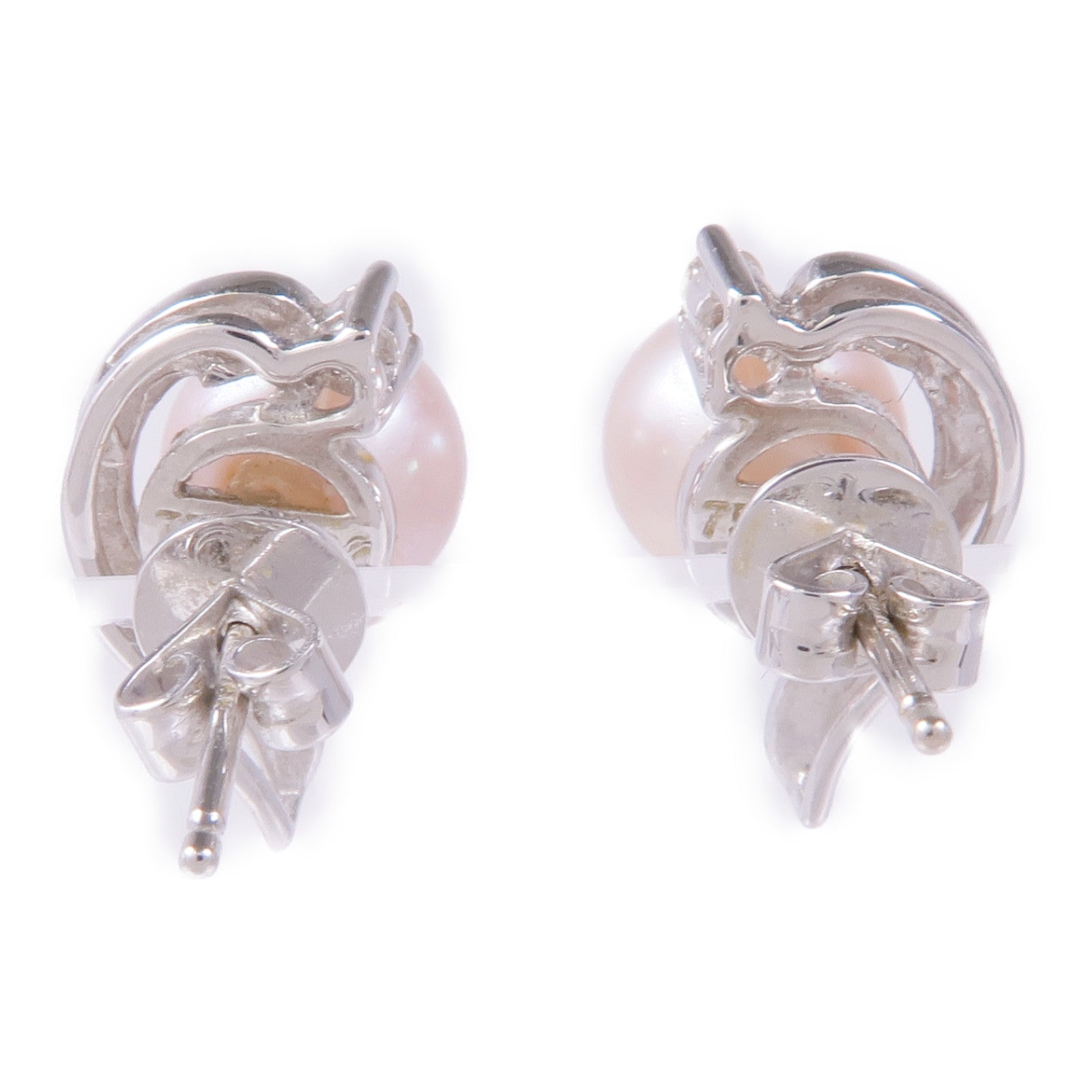 JEWELRY 珍珠/18K白金/鑽石Diamond Earrings耳環