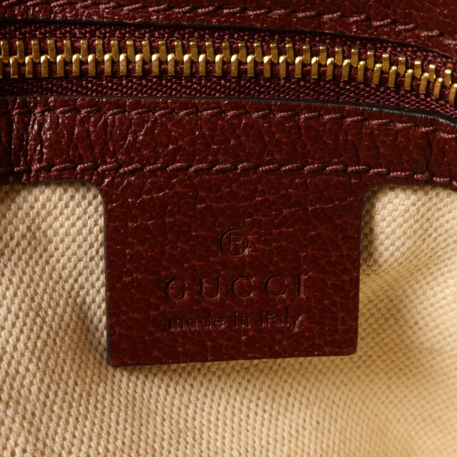 GUCCI 帆布Horsebit 1955肩背袋