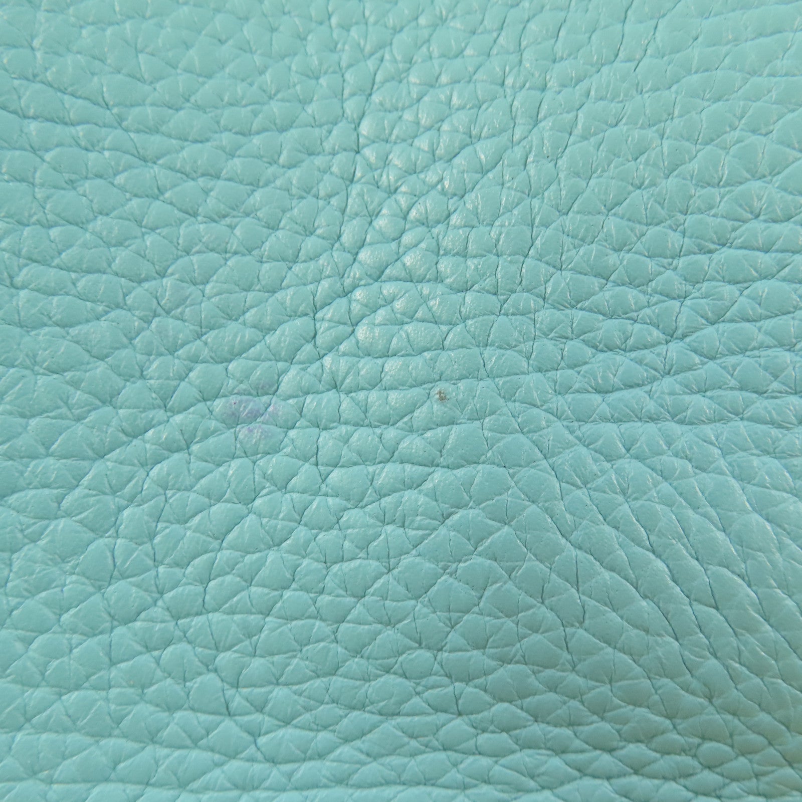 HERMES Clemence皮革Picotin 22銀扣手挽袋Bleu Atoll