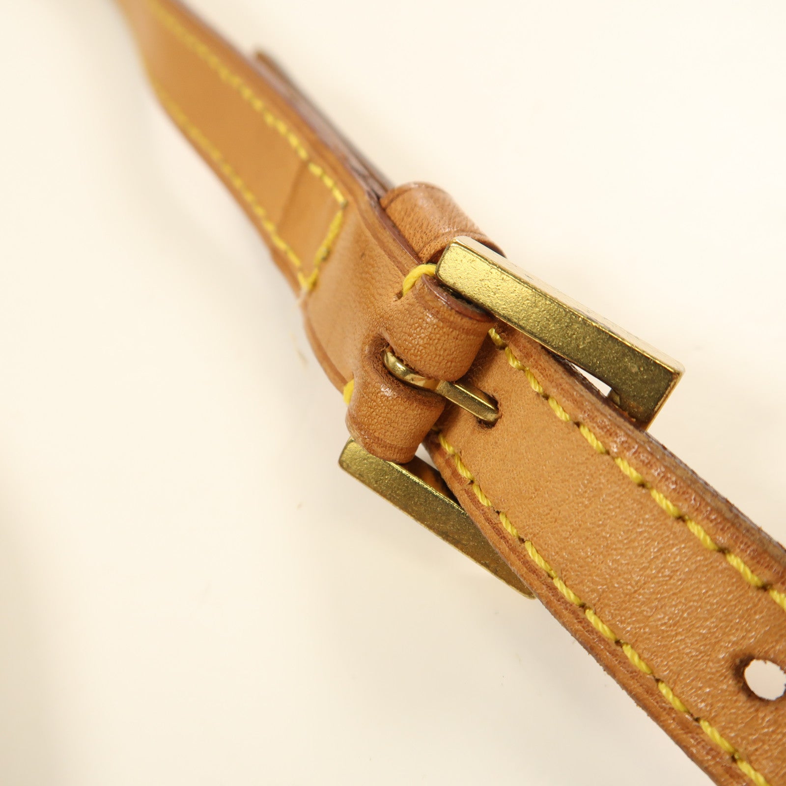 LOUIS VUITTON Monogram Trotteur金扣肩背袋啡色