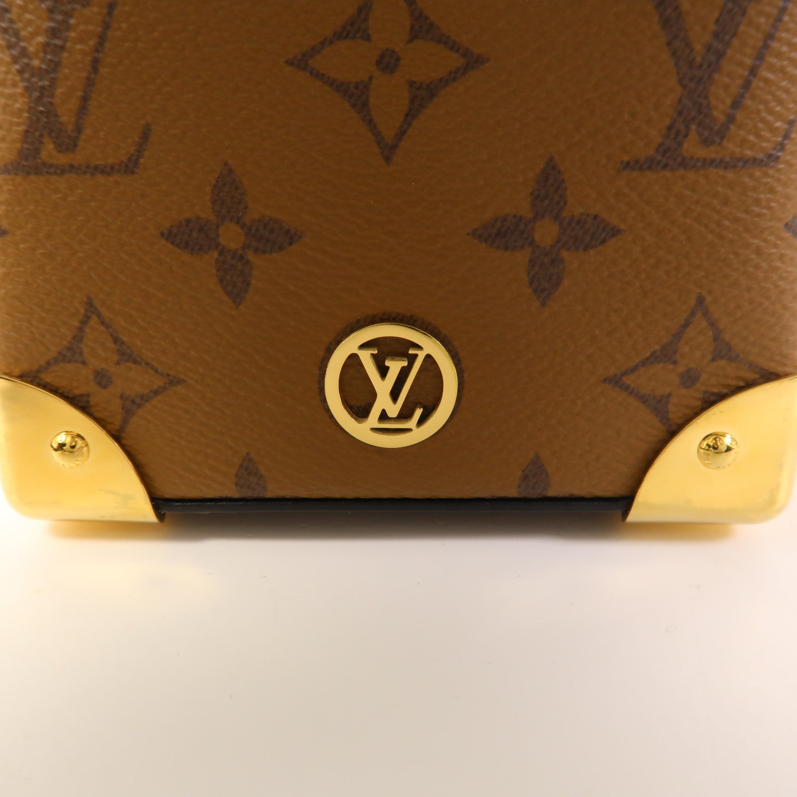 LOUIS VUITTON Monogram Reverse Noe Purse金扣肩背袋