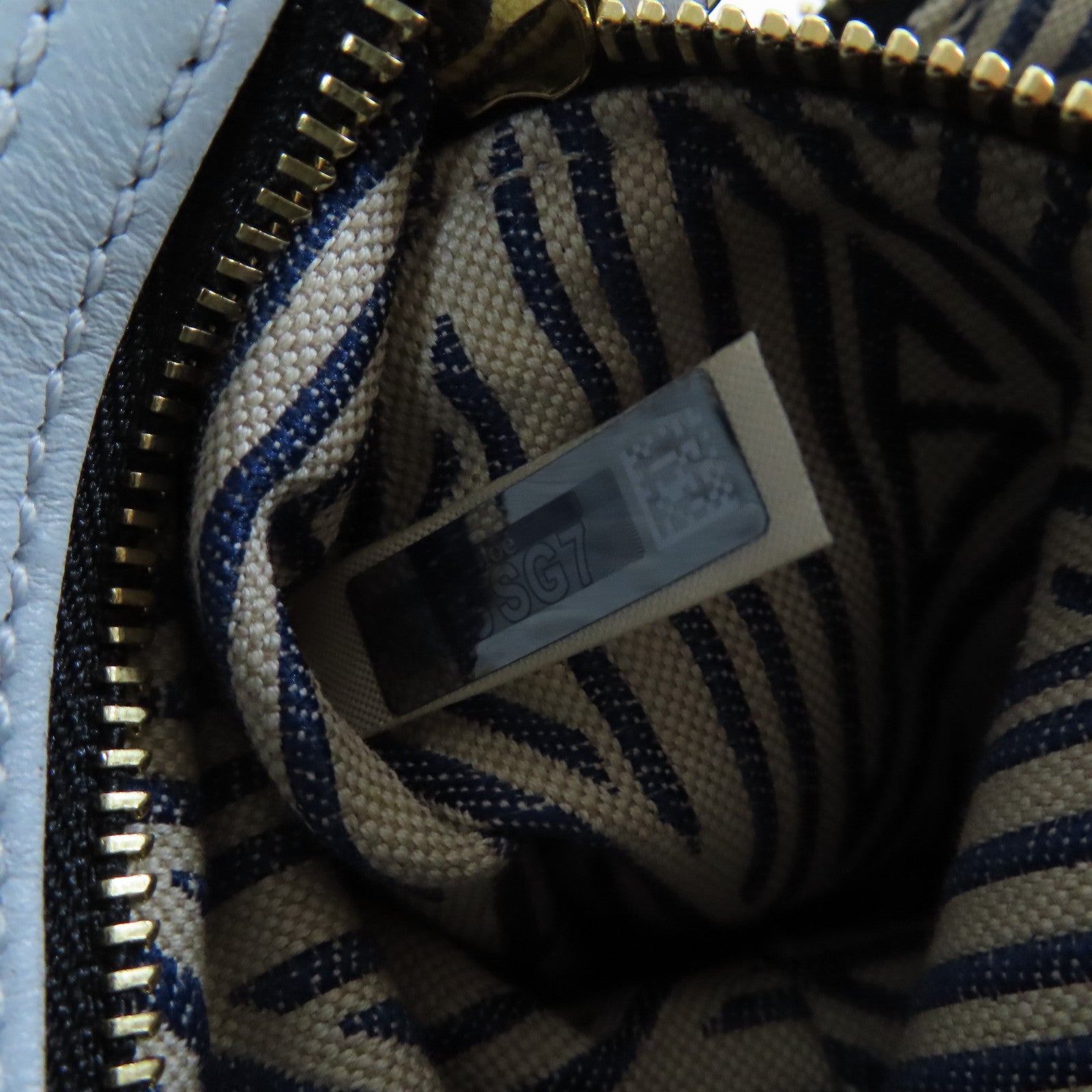 Chloe **【激減優惠】牛皮皮革2 Way Shoulder Bag金扣手挽肩背兩用袋淺藍色