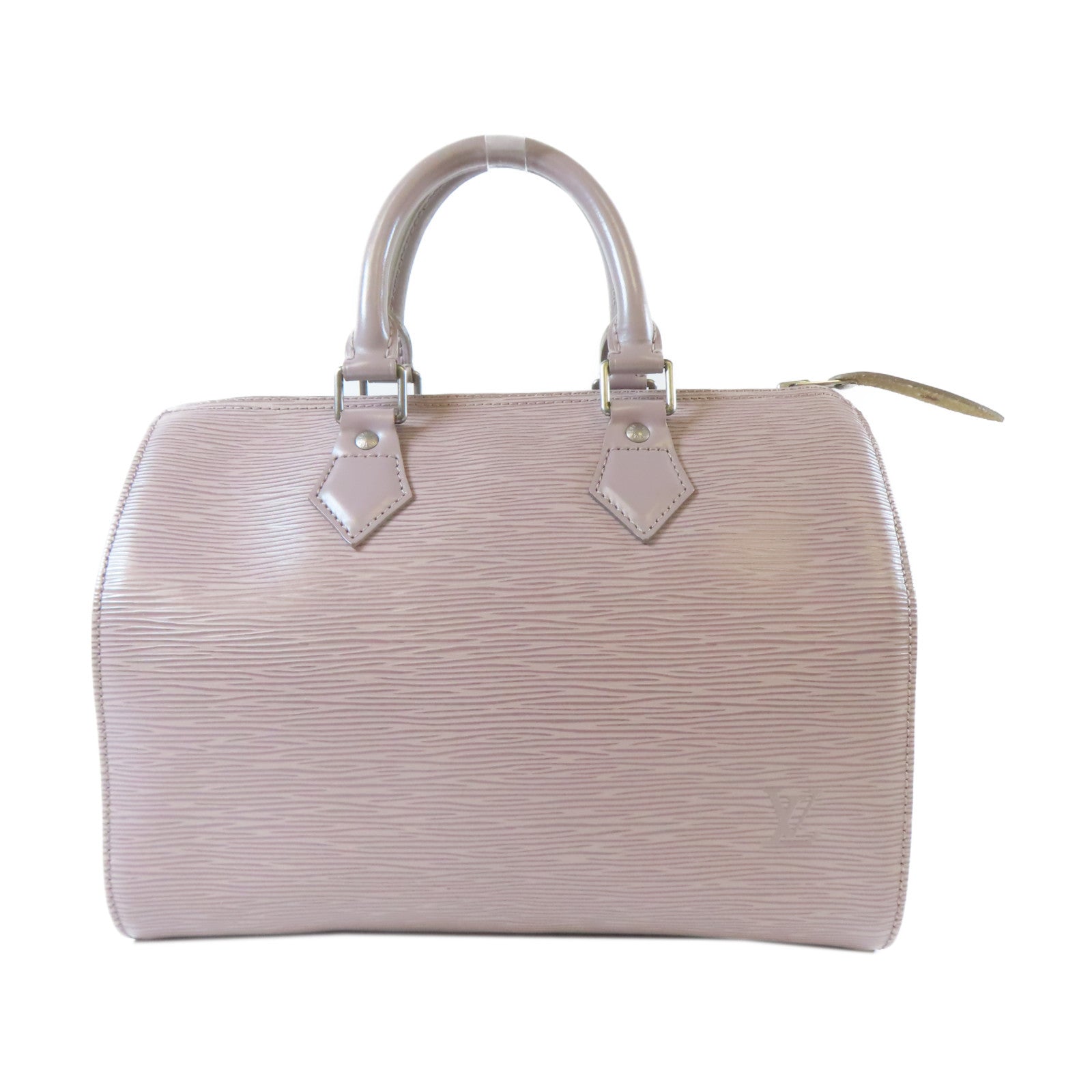 LOUIS VUITTON Epi Speedy 25銀扣手挽袋灰色