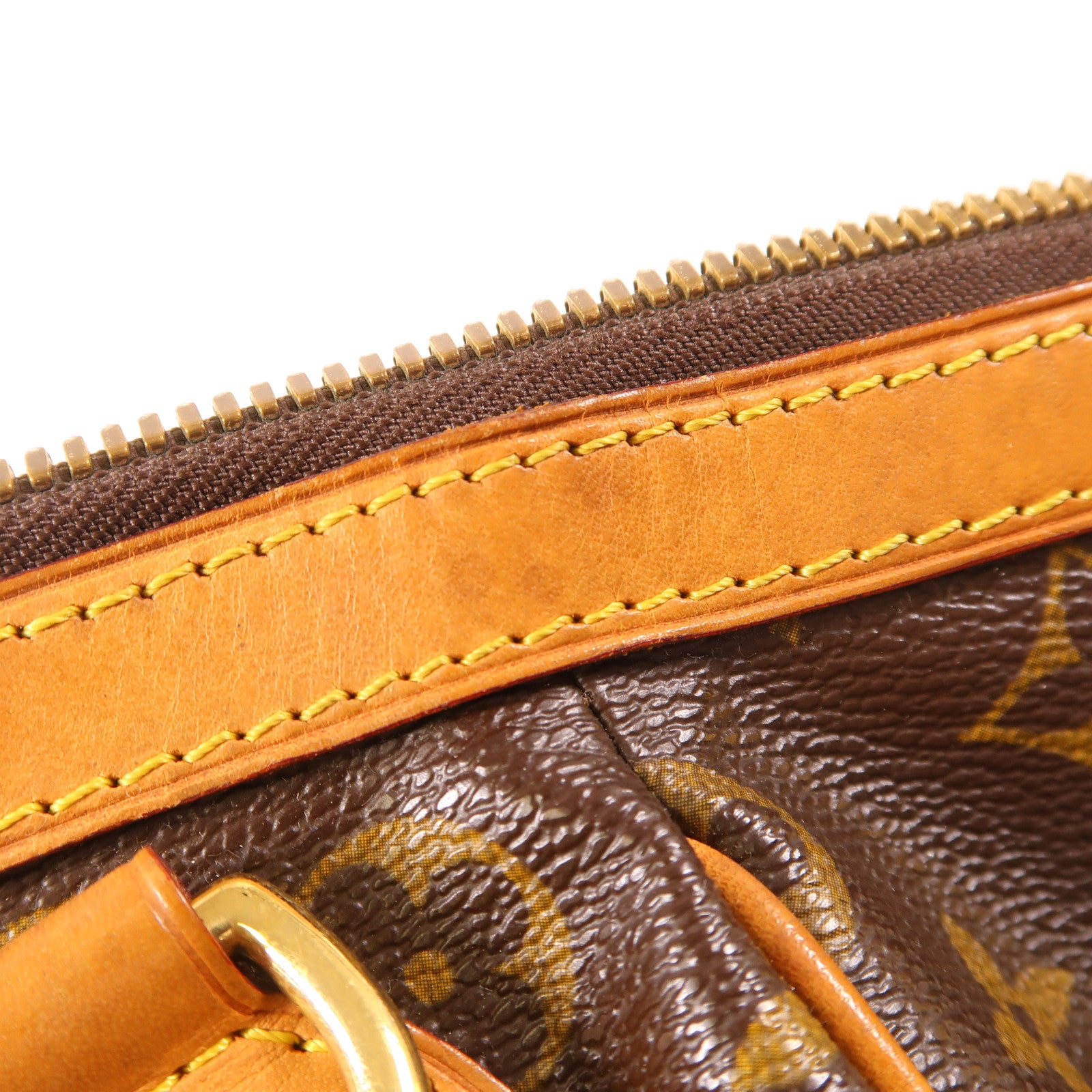 LOUIS VUITTON LV GHW Tivoli PM Shoulder Handbag M40143 Monogram Brown