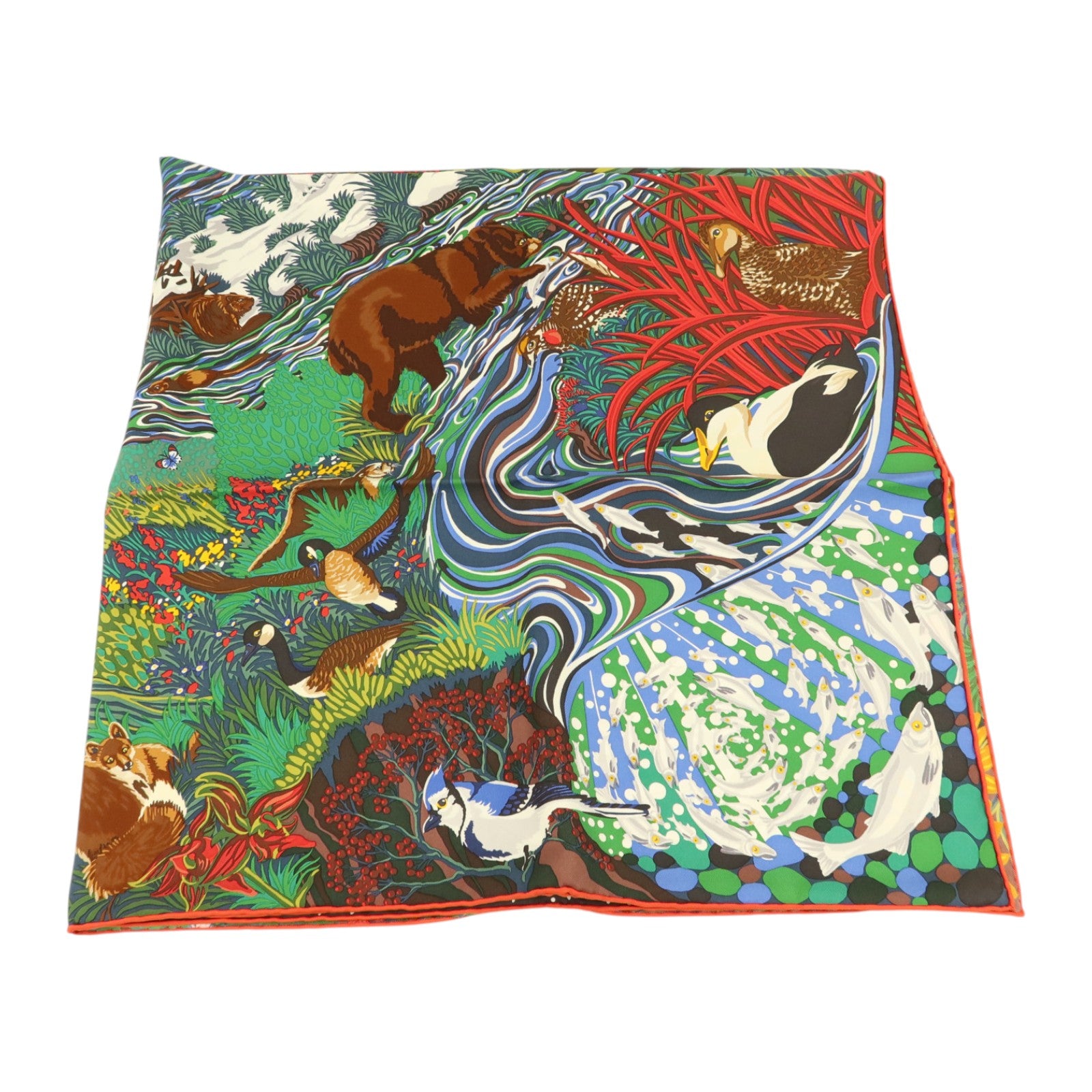 HERMES 絲質Scarf 90x90cm絲巾
